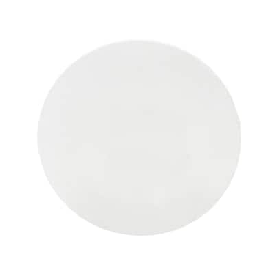 White Round Cotton Duck Canvas by Craft Smart™ image