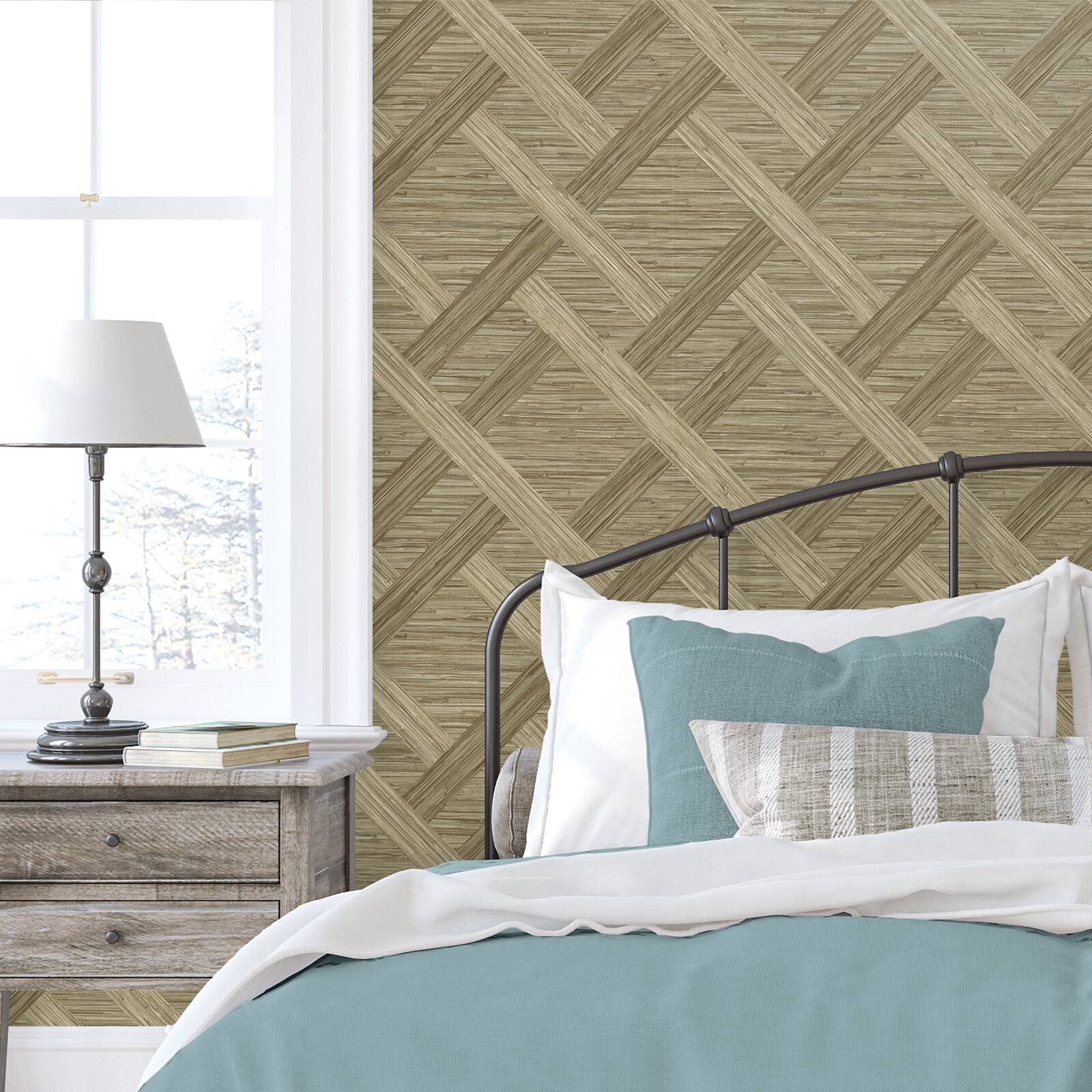 Surface Style Java Weave Peel &#x26; Stick Wallpaper