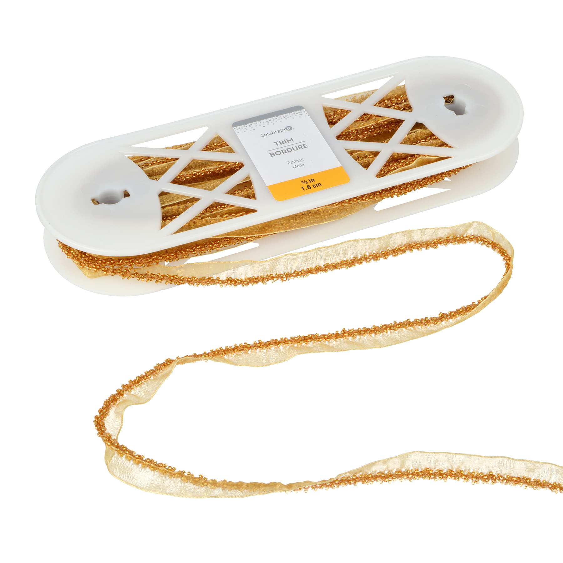 5/8&#x22; Sheer Beaded Trim by Celebrate It&#xAE;
