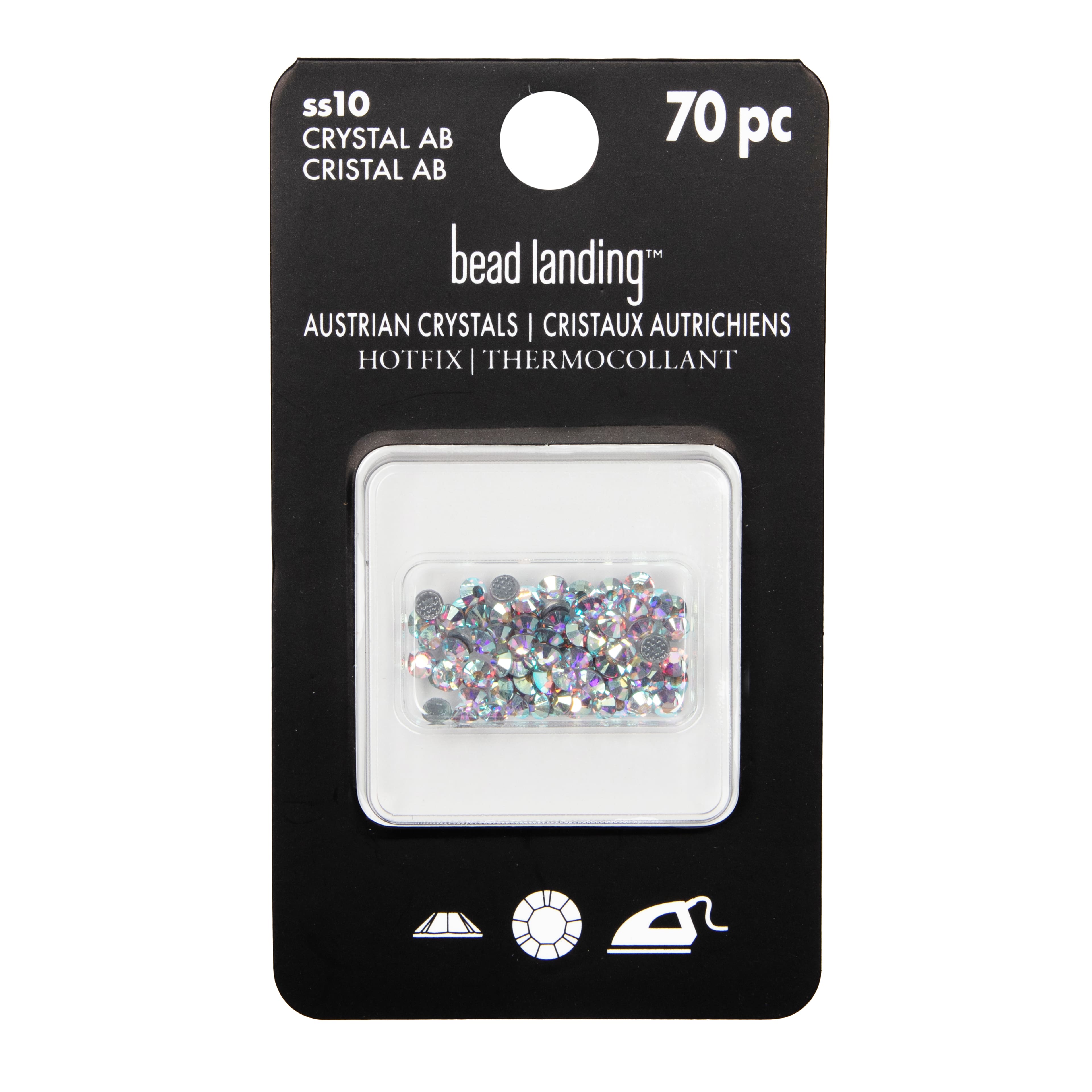SS10 Round Hotfix Austrian Crystals by Bead Landing&#x2122;, 70ct.