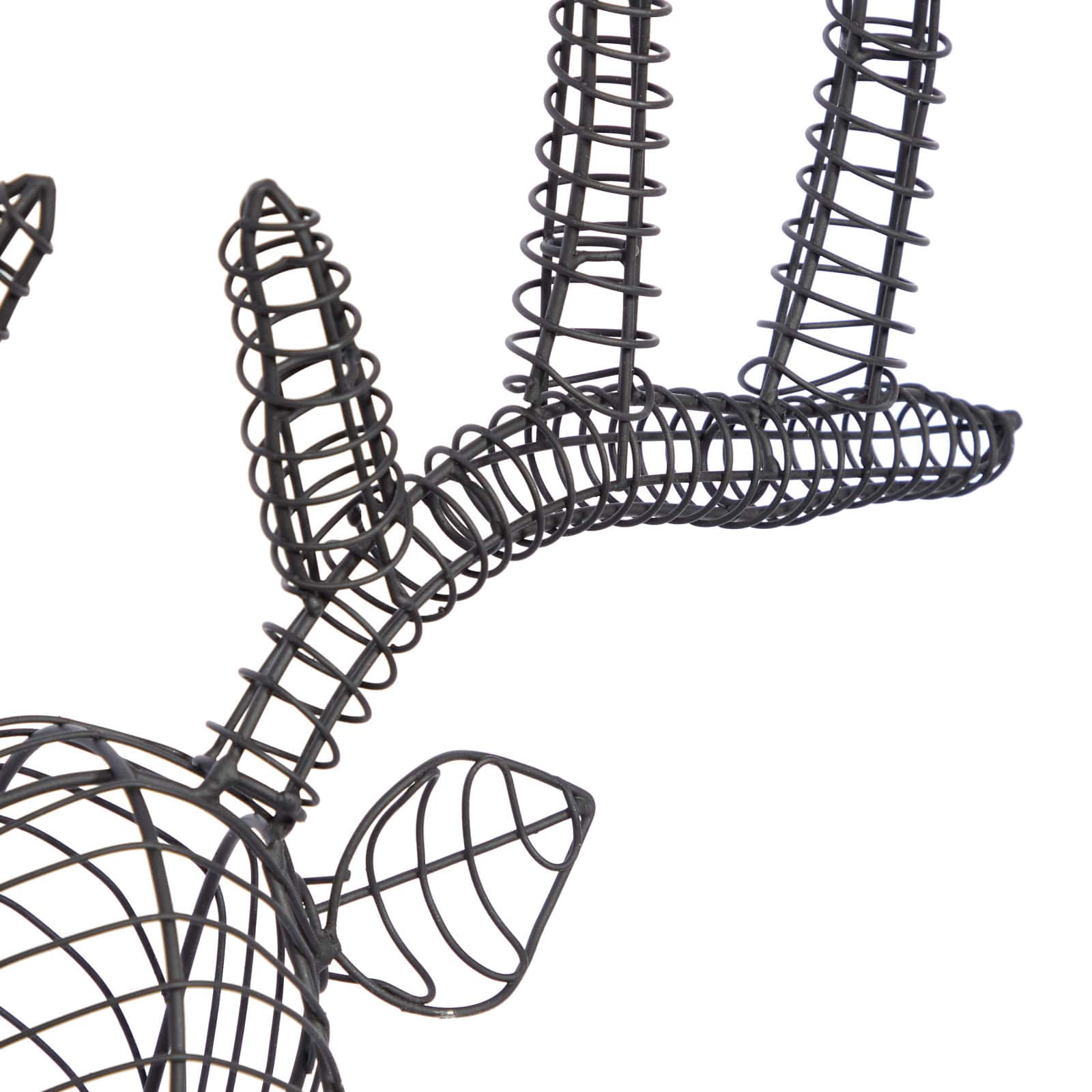 Black Iron Industrial Wall Decor, 24" x 21" x 9"