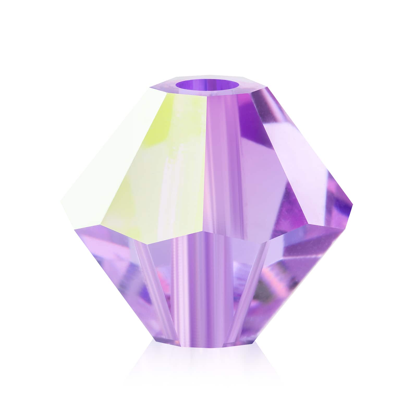John Bead PRECIOSA 6mm Czech Crystal Bicone Beads, 36ct.