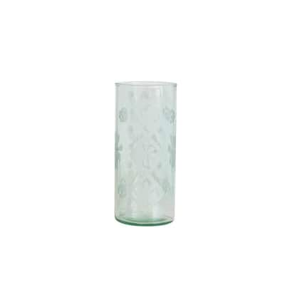 Clear Etched Glass Hurricane Vase | Michaels