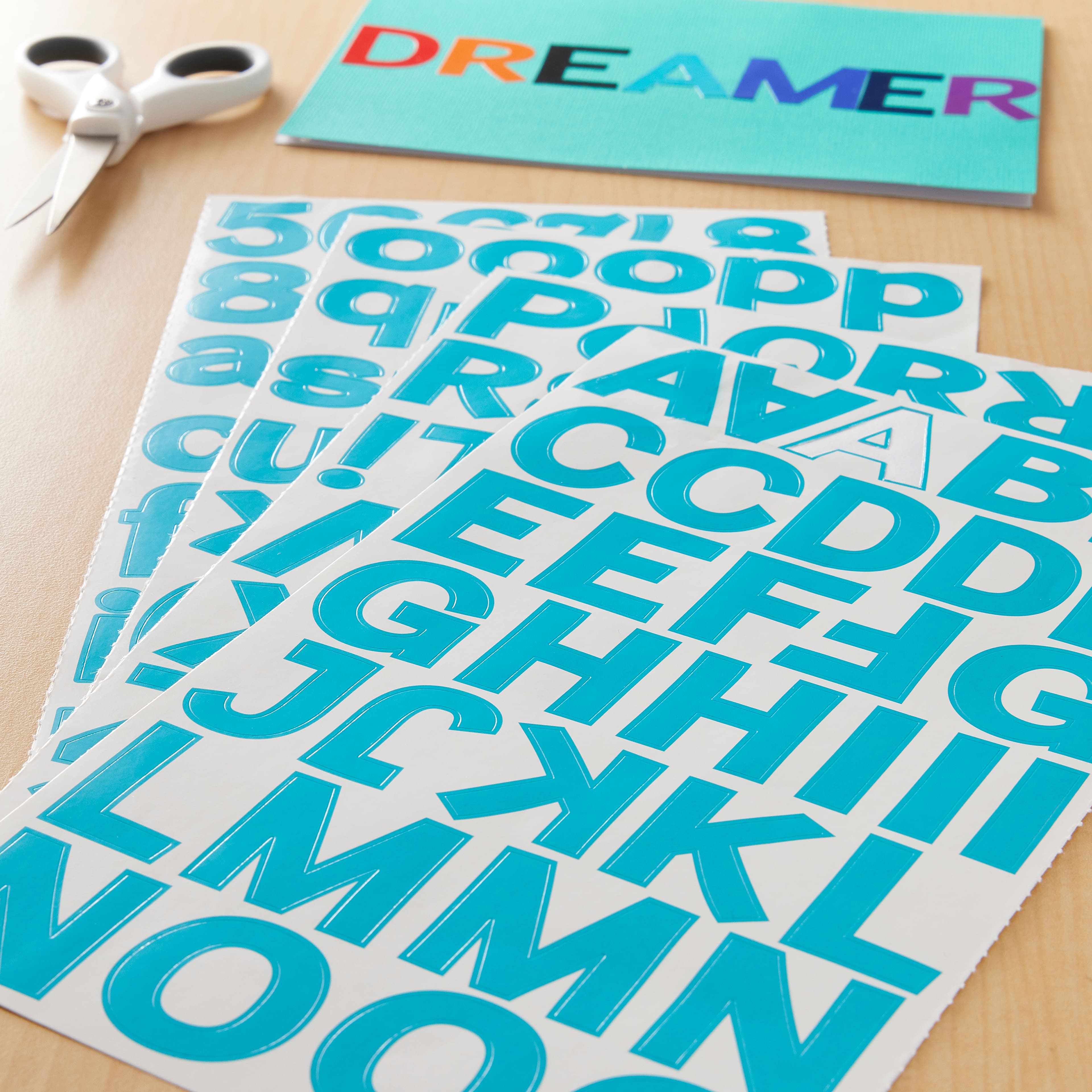 12 Packs: 160 ct. (1,920 total) Block Alphabet Stickers by Recollections™