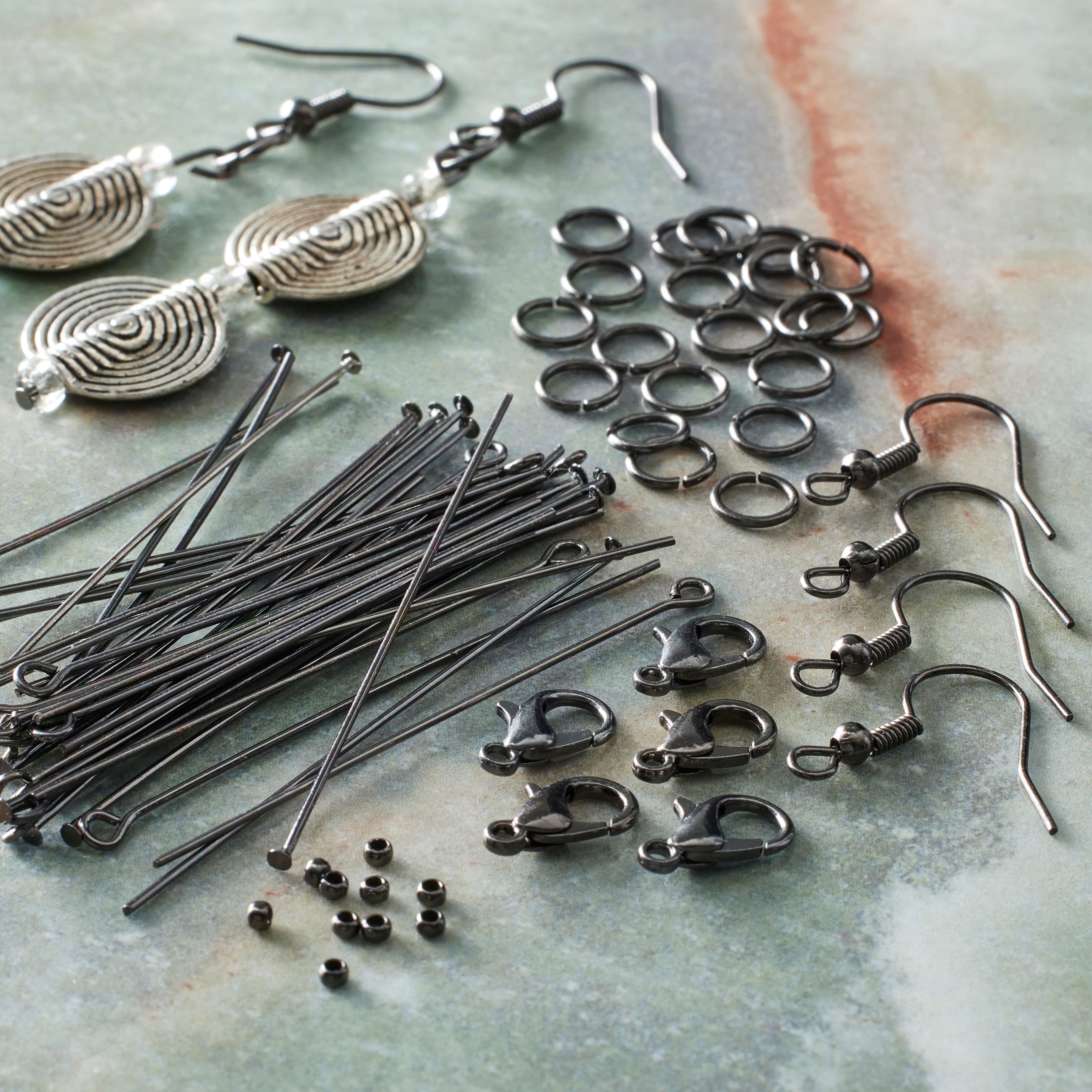 100 Piece Assorted Finding Kit by Bead Landing