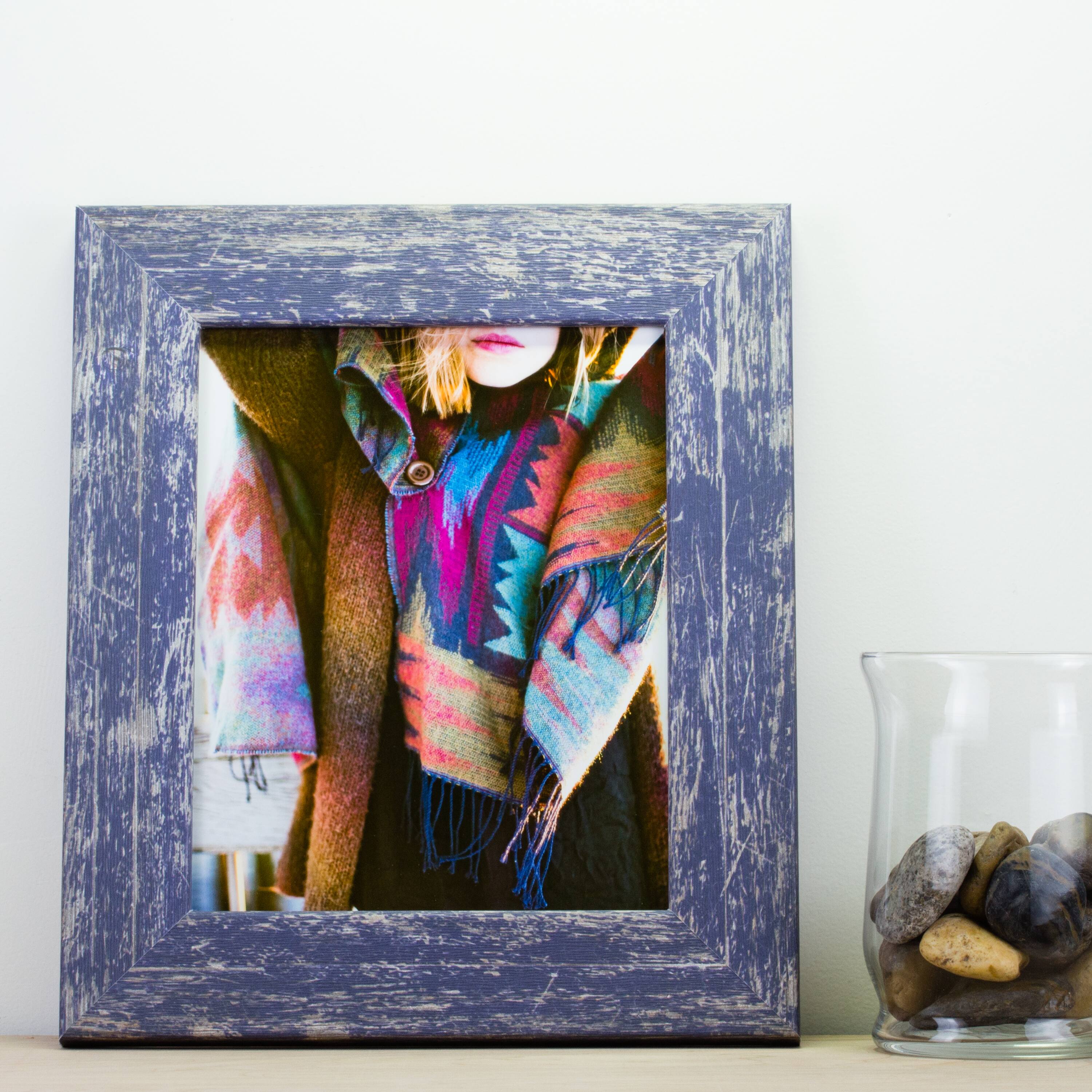 4 Pack Craig Frames American Barn Independence Blue Picture Frame