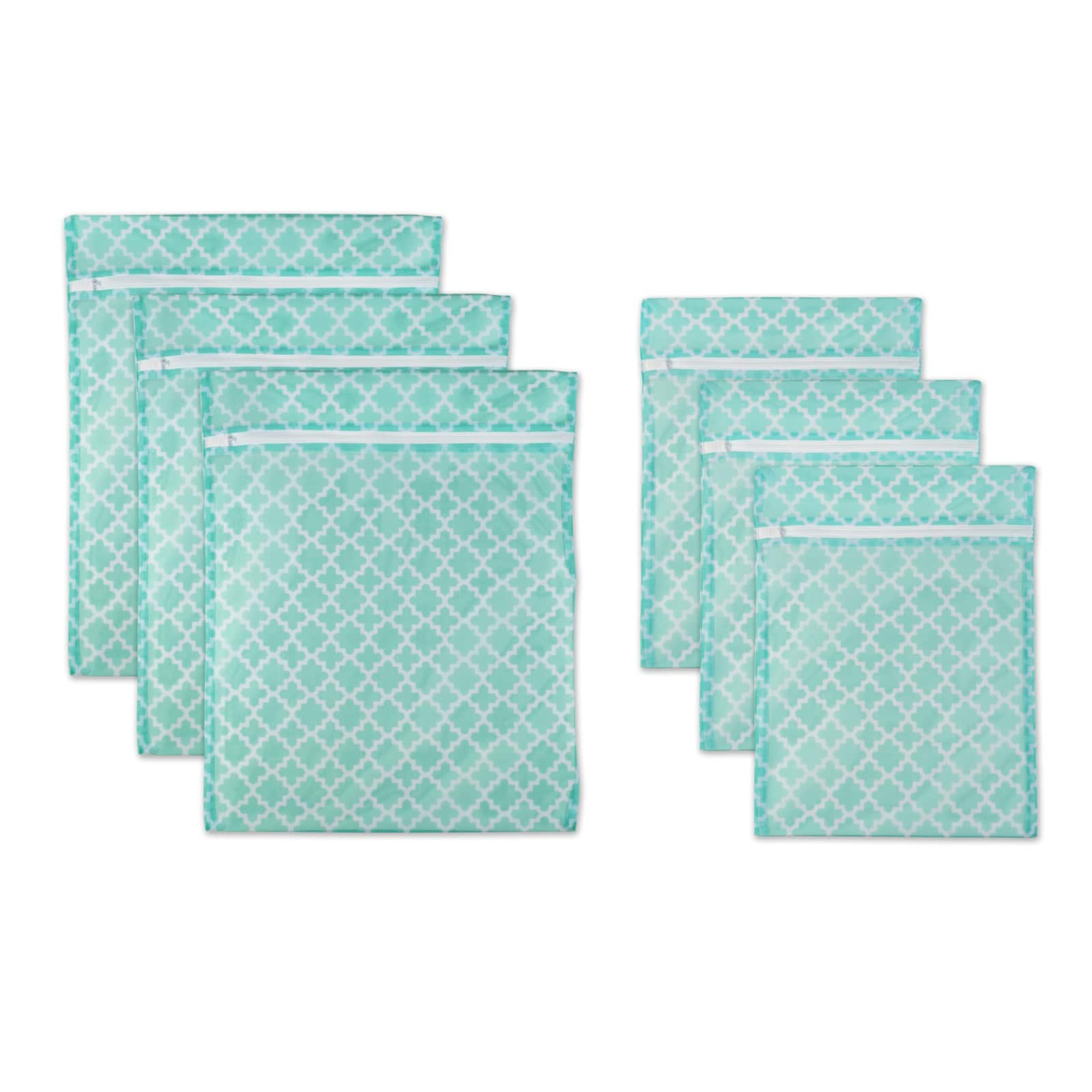 DII® Aqua Lattice Mesh Laundry Bags, Set A