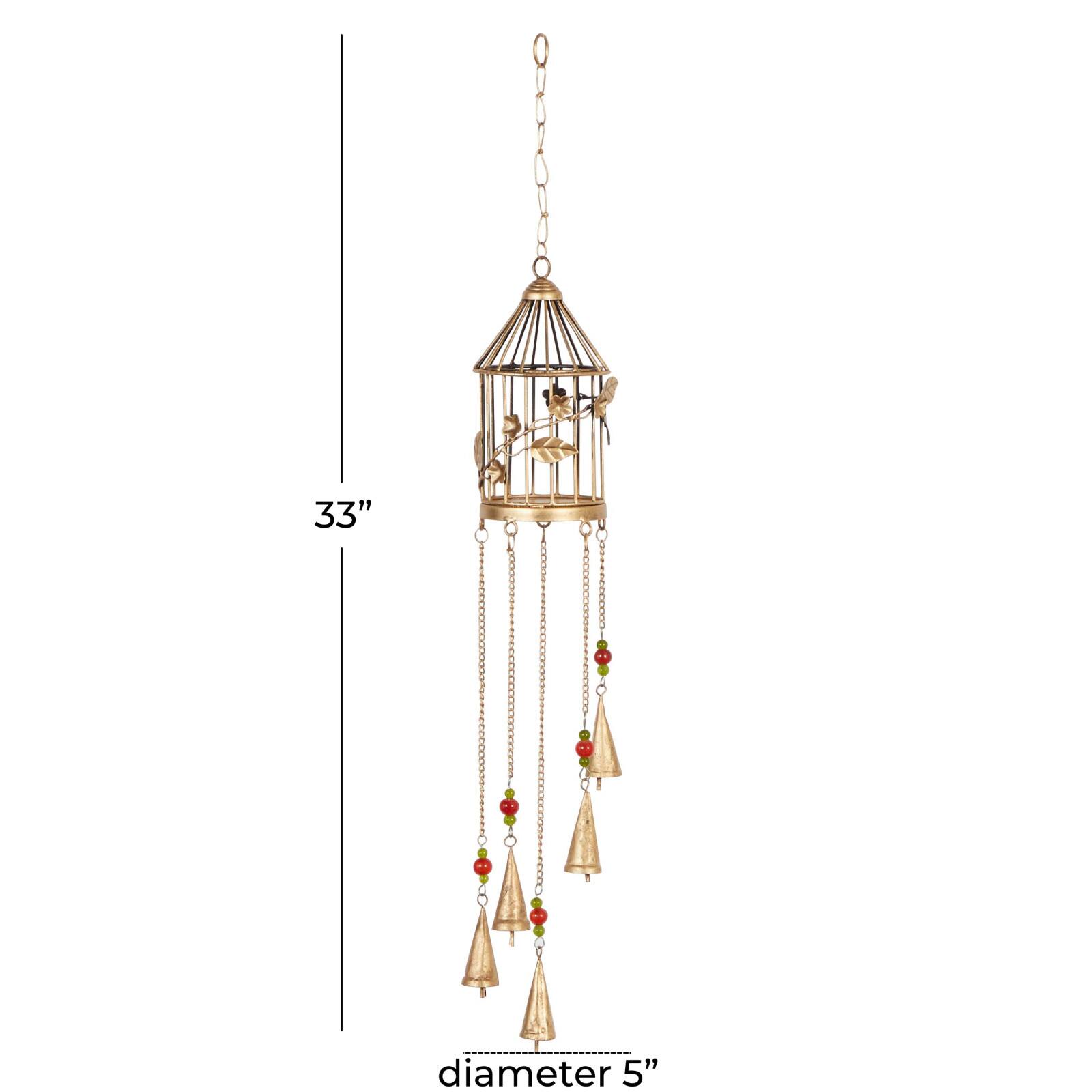 Gold Metal Eclectic Windchime