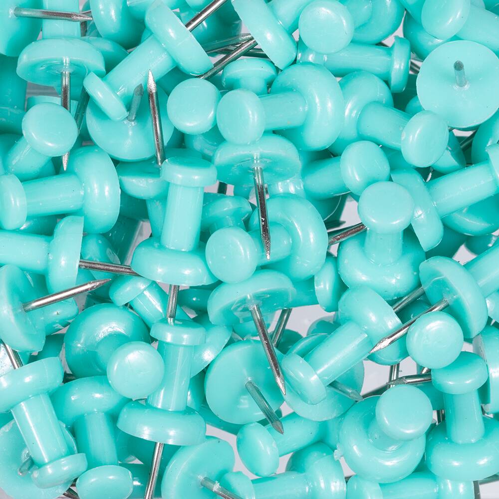 JAM Paper Colorful Standard Push Pins, 100ct.