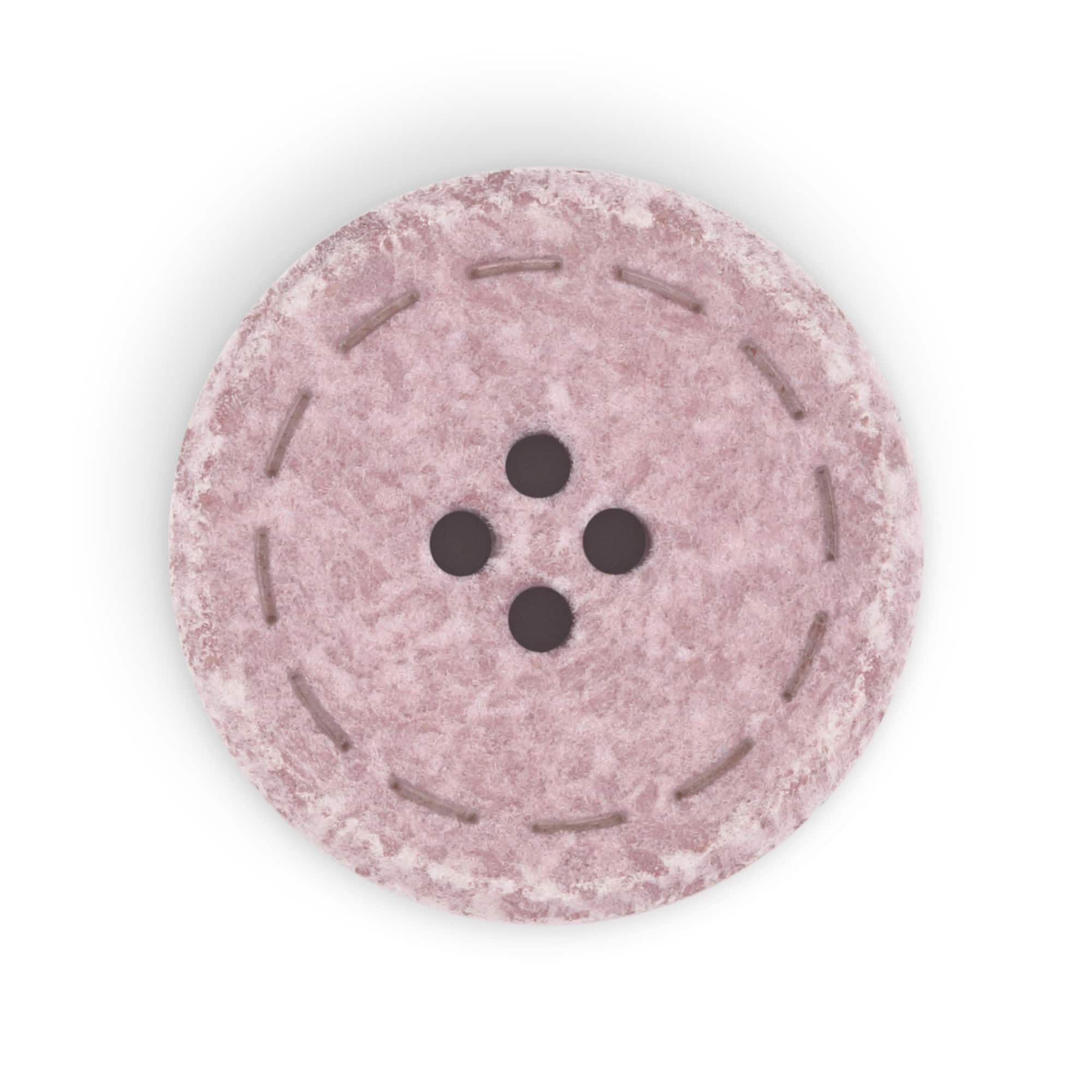 Dritz&#xAE; 25mm Recycled Cotton Round Stitch Button, 6ct.