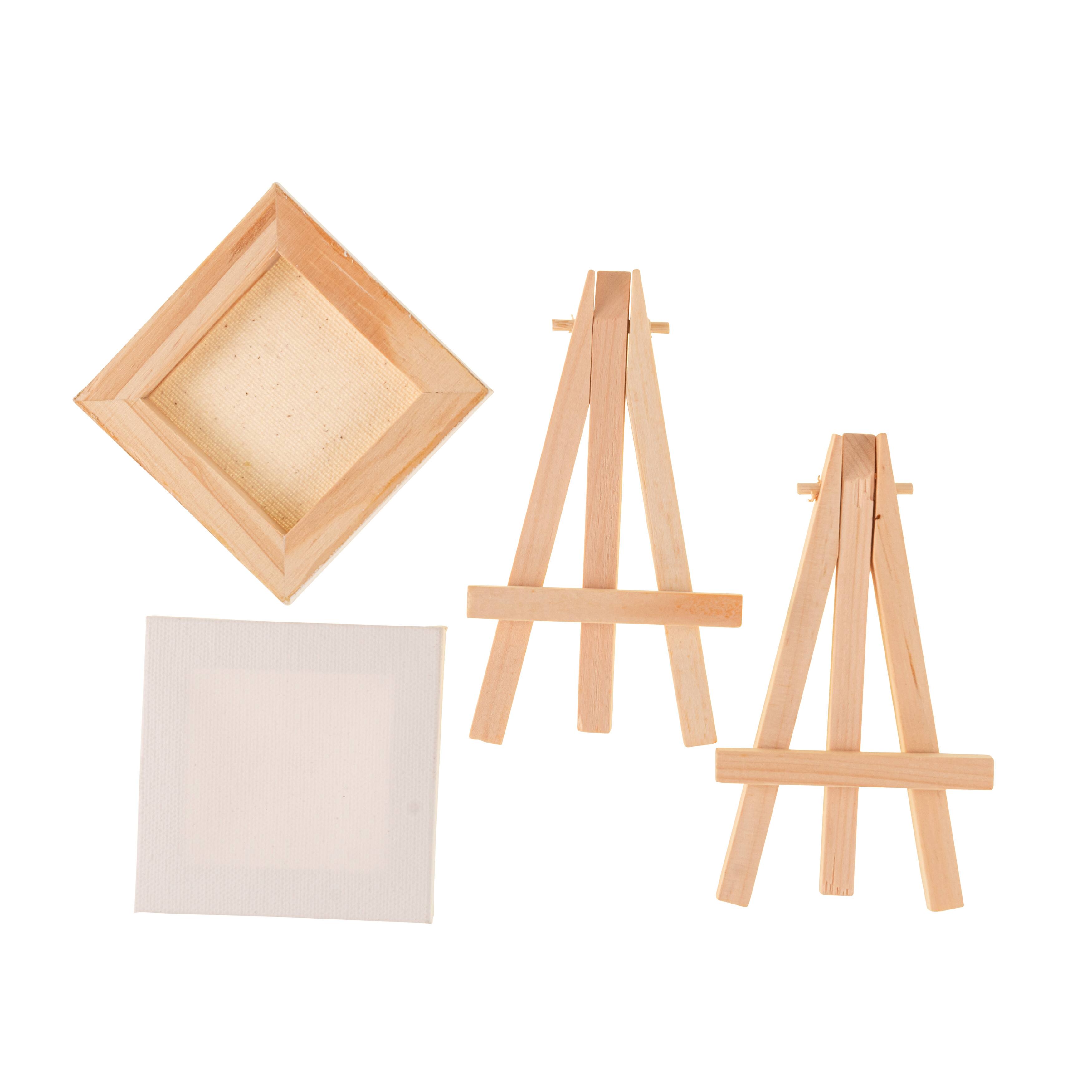 Hello, Artist! Mini Canvas With Easel Party Pack, 4ct.