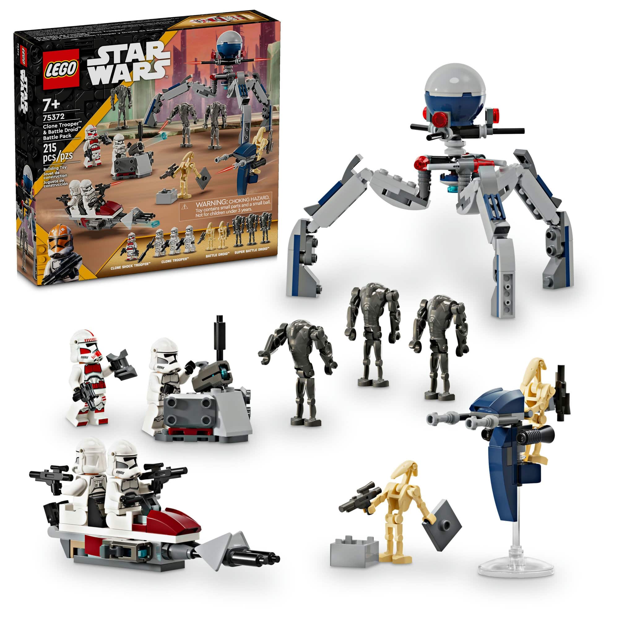 LEGO&#xAE; Star Wars&#x2122; Clone Trooper&#x2122; &#x26; Battle Droid&#x2122; Battle Pack 75372