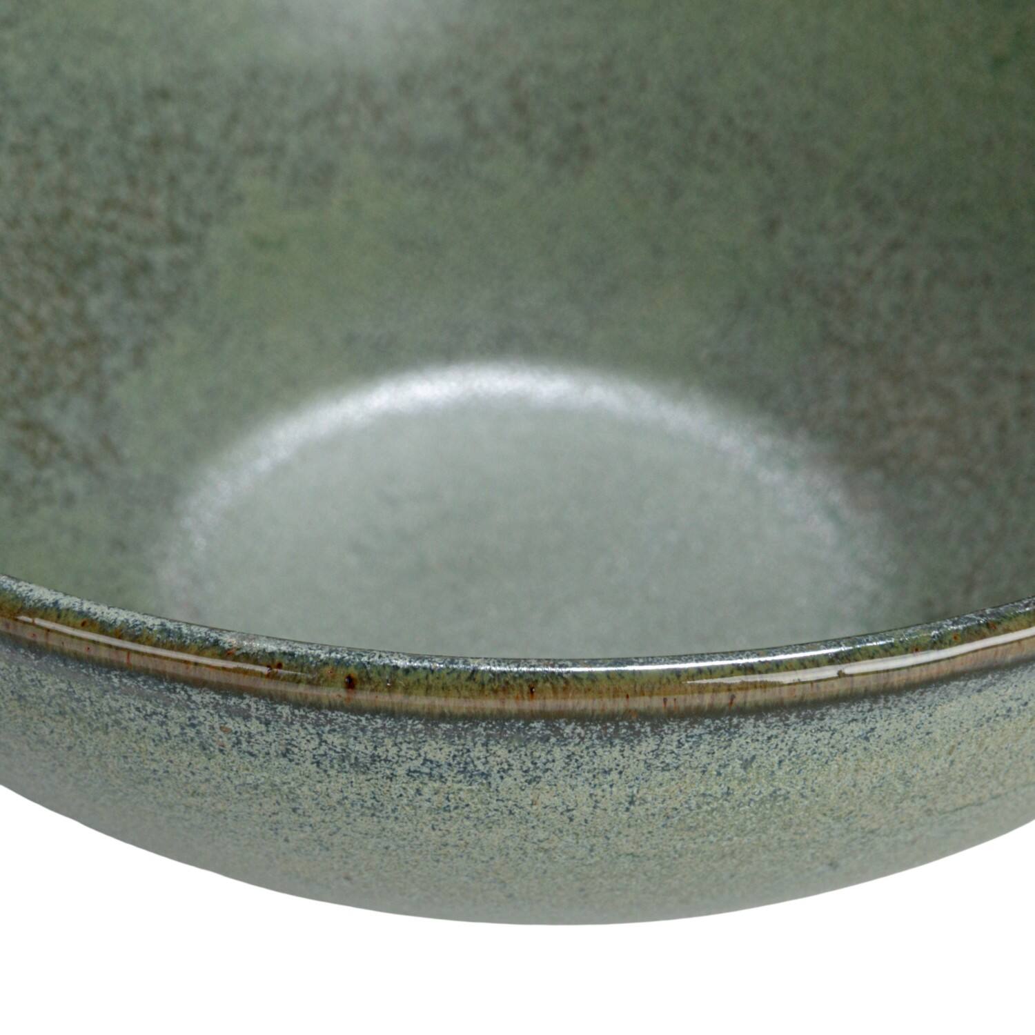 Hello Honey&#xAE; 8&#x22; Matte Teal Stoneware Bowl with Reactive Glaze, 2ct.