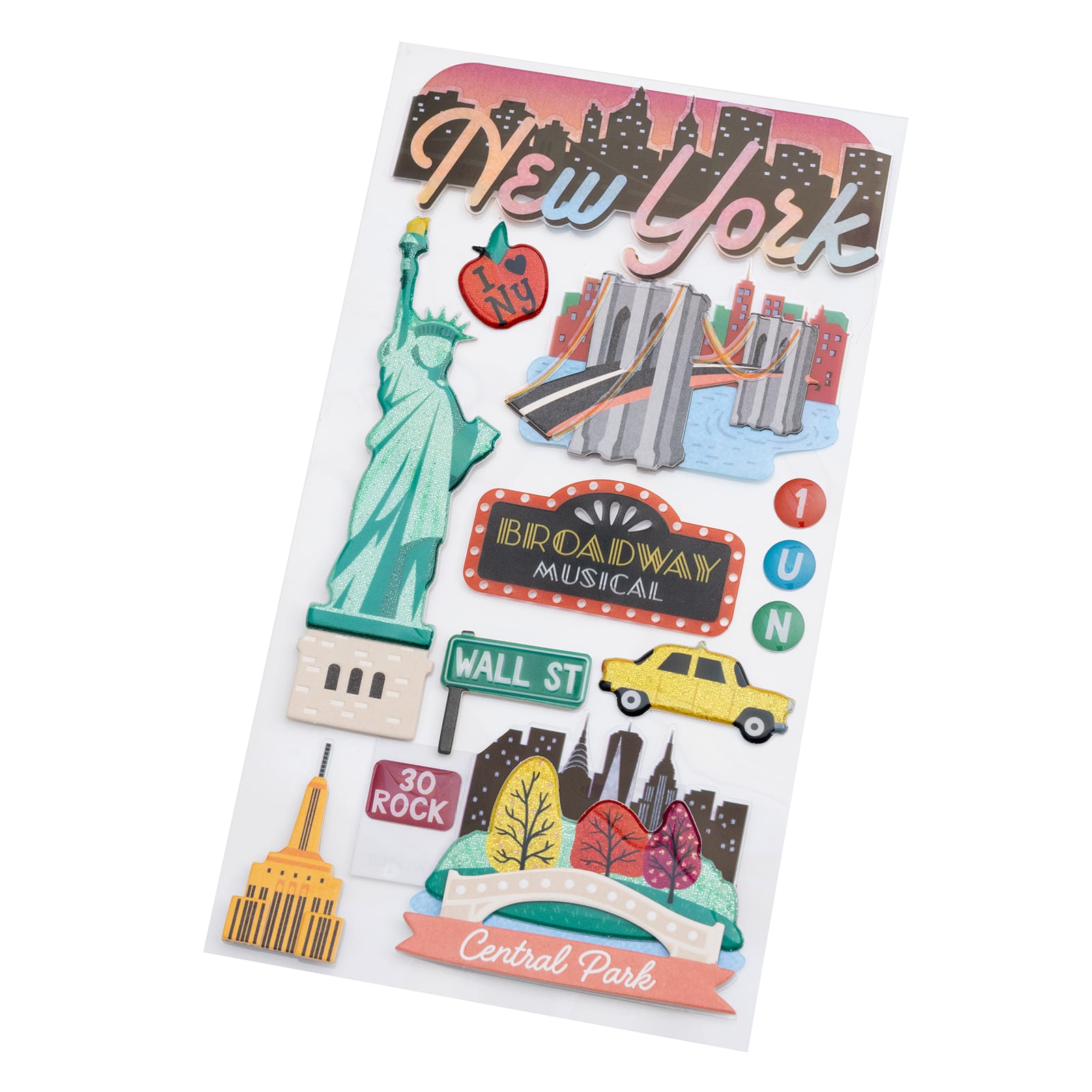 12 Pack: New York City Stickers by Recollections™