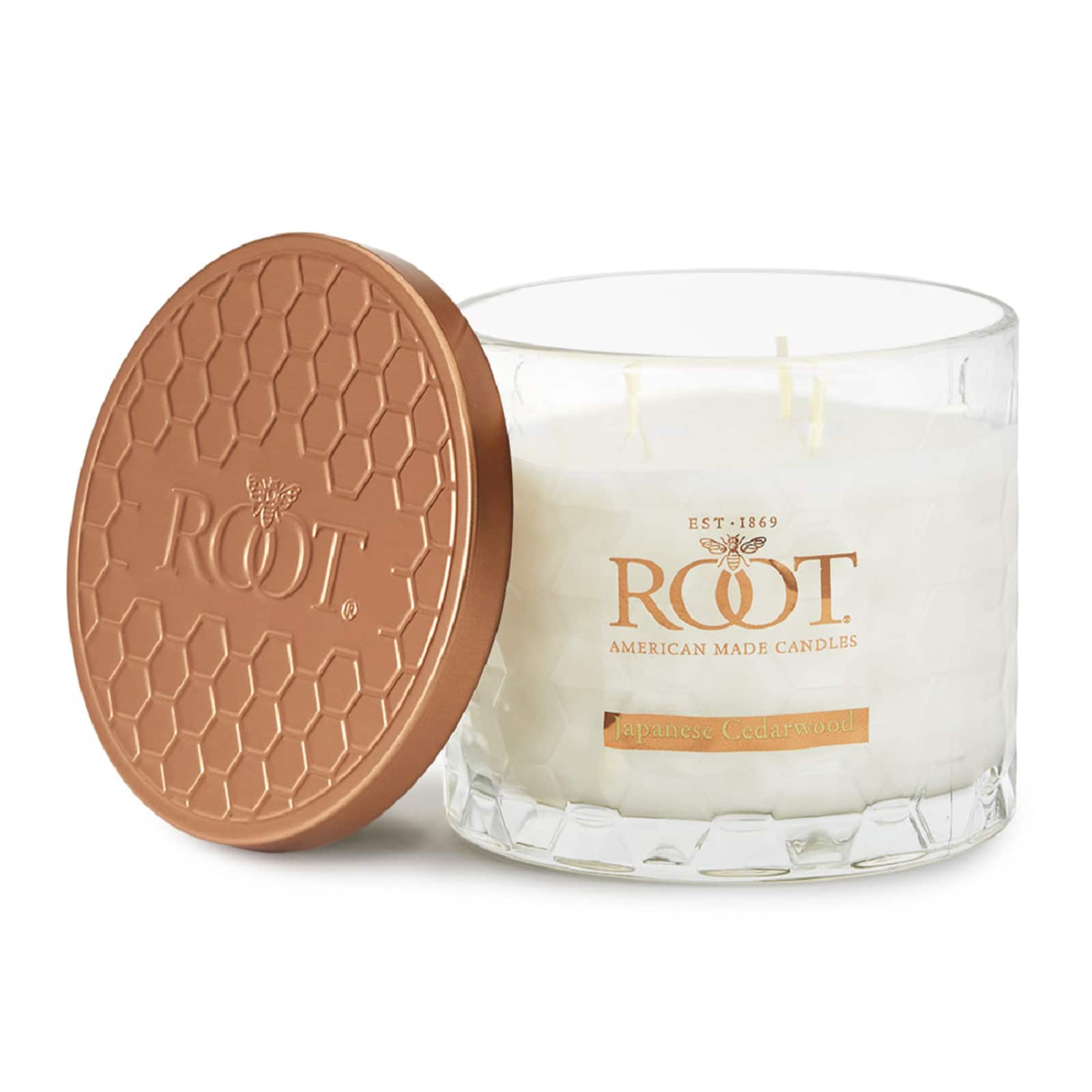 Root Candles Signature 3-Wick Honeycomb Beeswax Blend Jar Candle