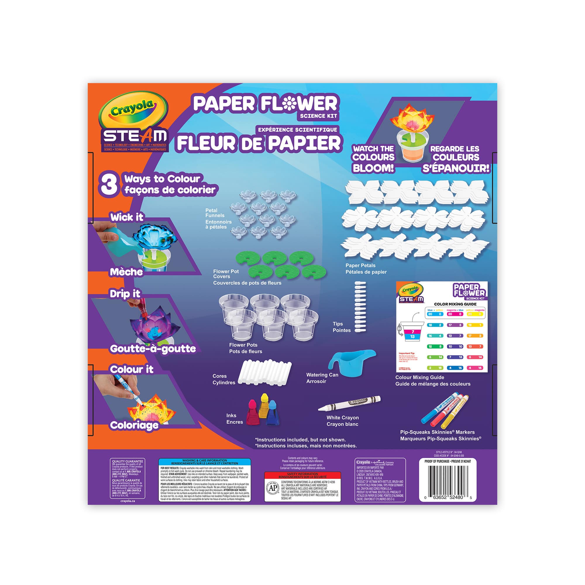 Crayola® S.T.E.A.M. Paper Flower Science Kit