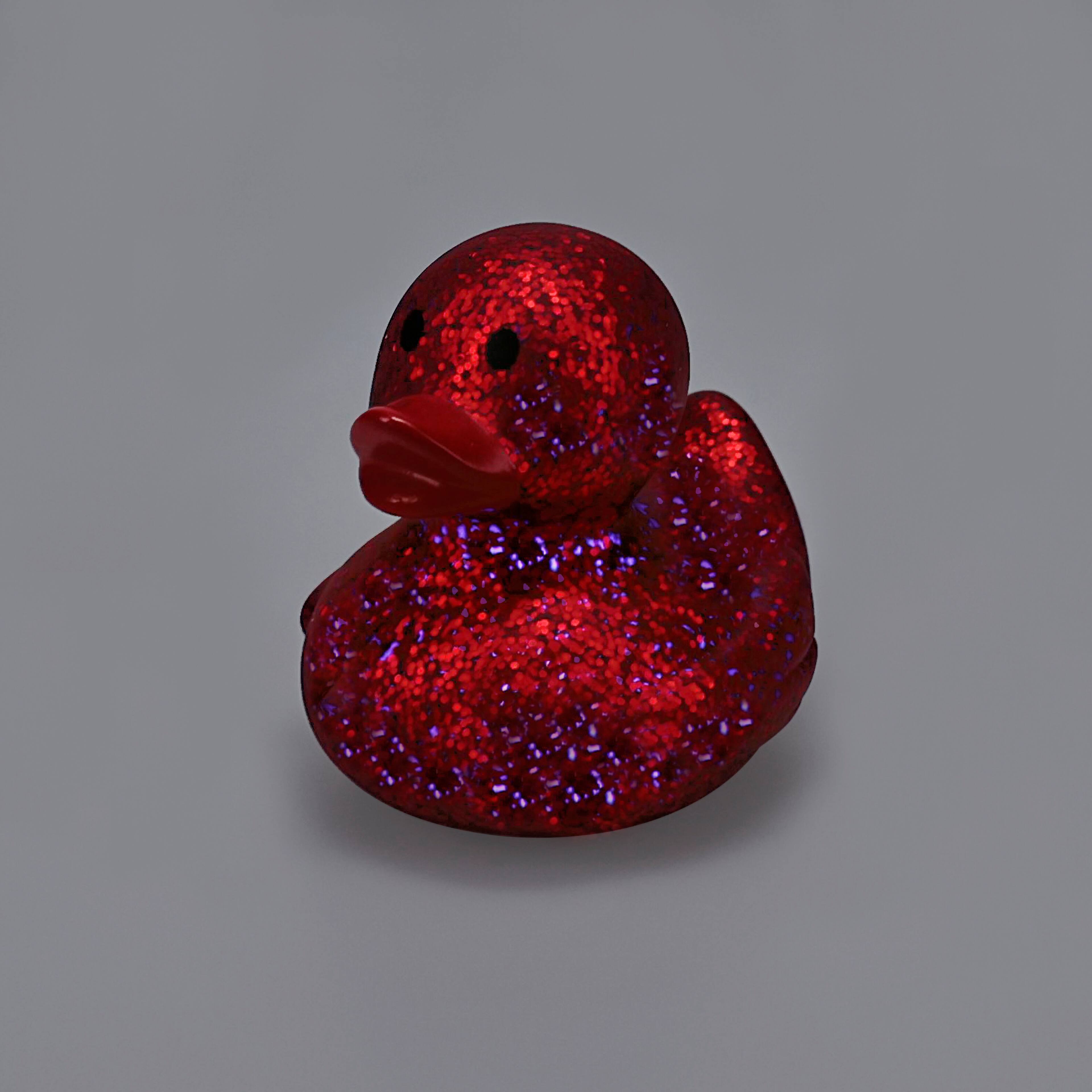 Glitter Light Up Rubber Duck by Creatology