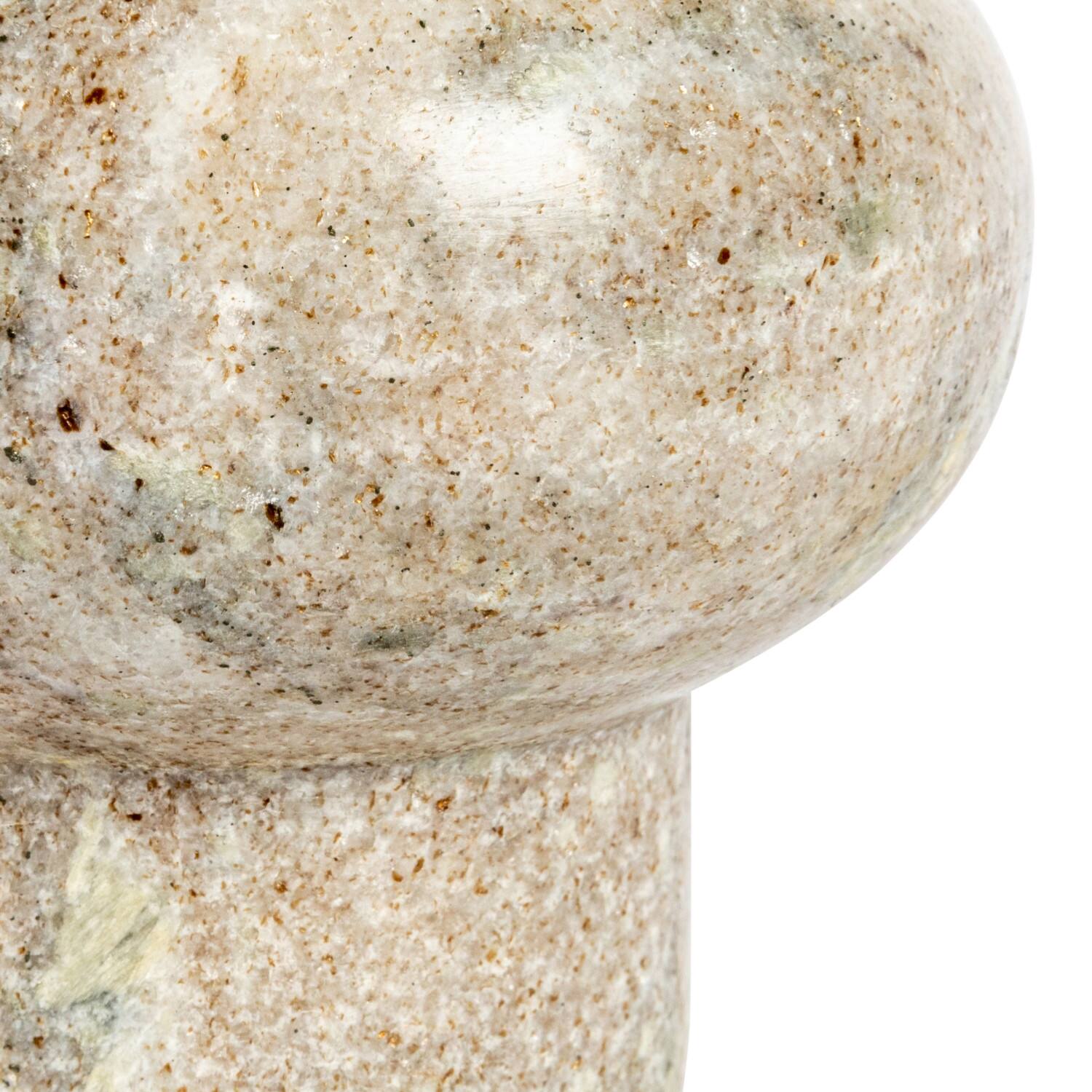 Hello Honey&#xAE; 3&#x22; Beige Marble Tealight Holder