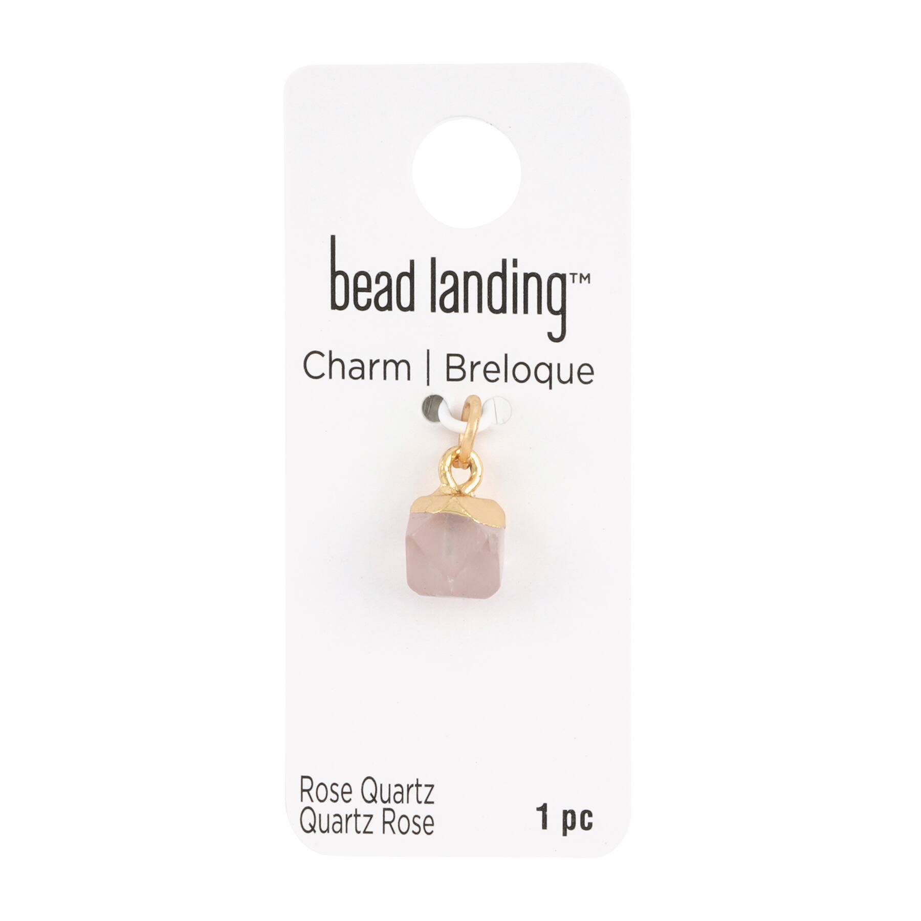 12 Pack: Natural Stone Faceted Ball Charm by Bead Landing™