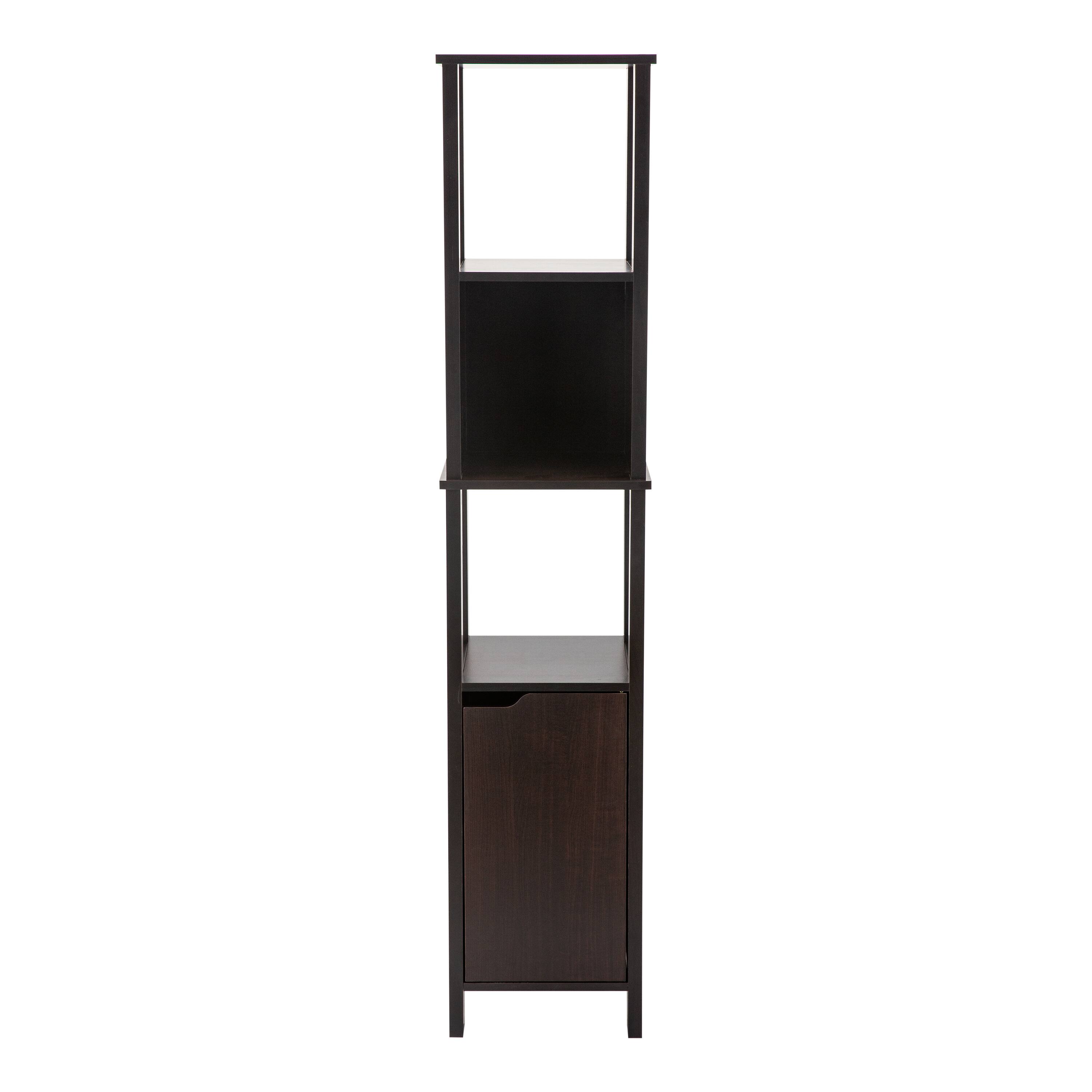 Organize It All 67&#x22; Espresso 5-Shelf Ambassador High Cabinet