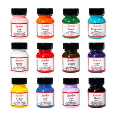 paint for leather shoes michaels