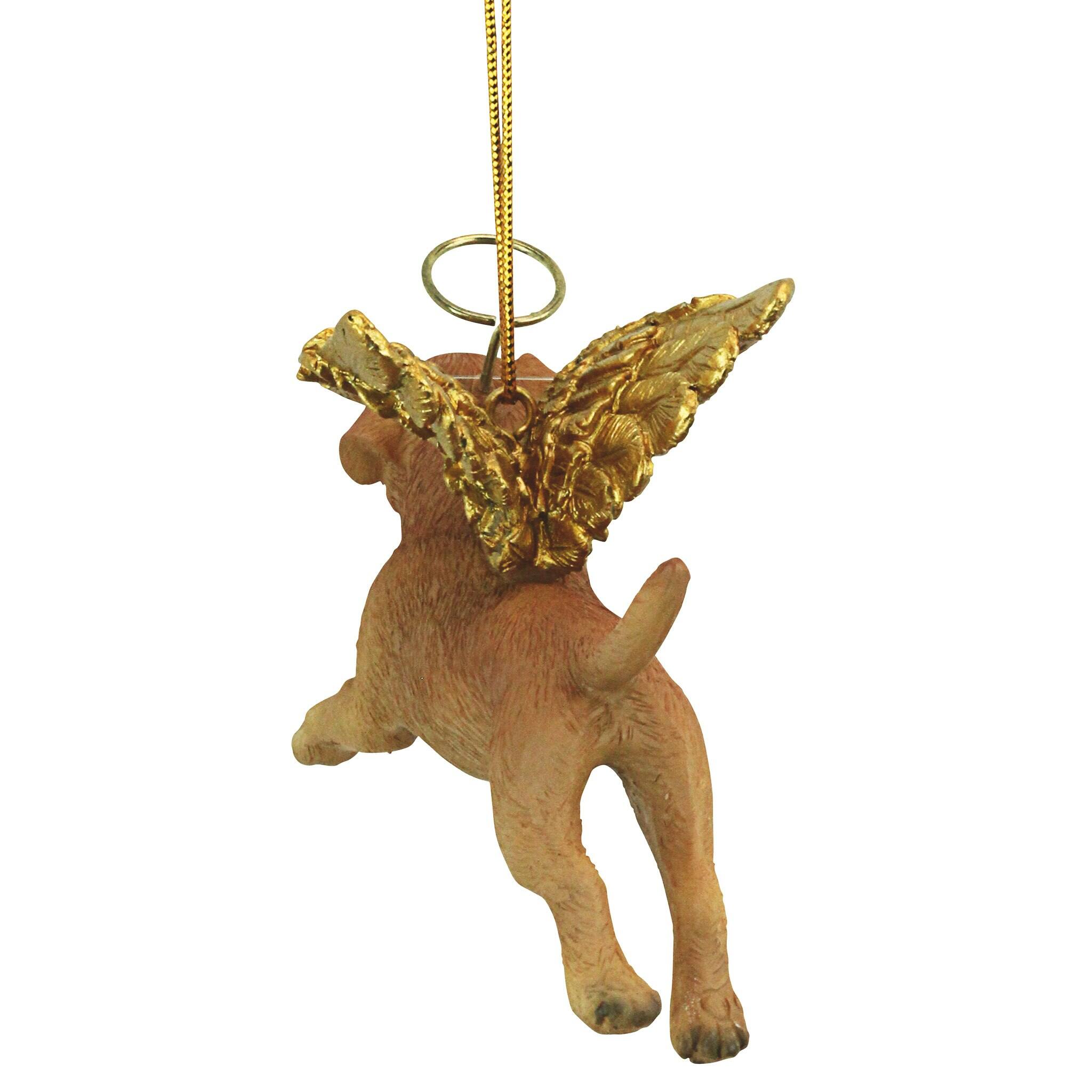 Design Toscano Honor the Pooch Golden Retriever Holiday Dog Angel Ornament