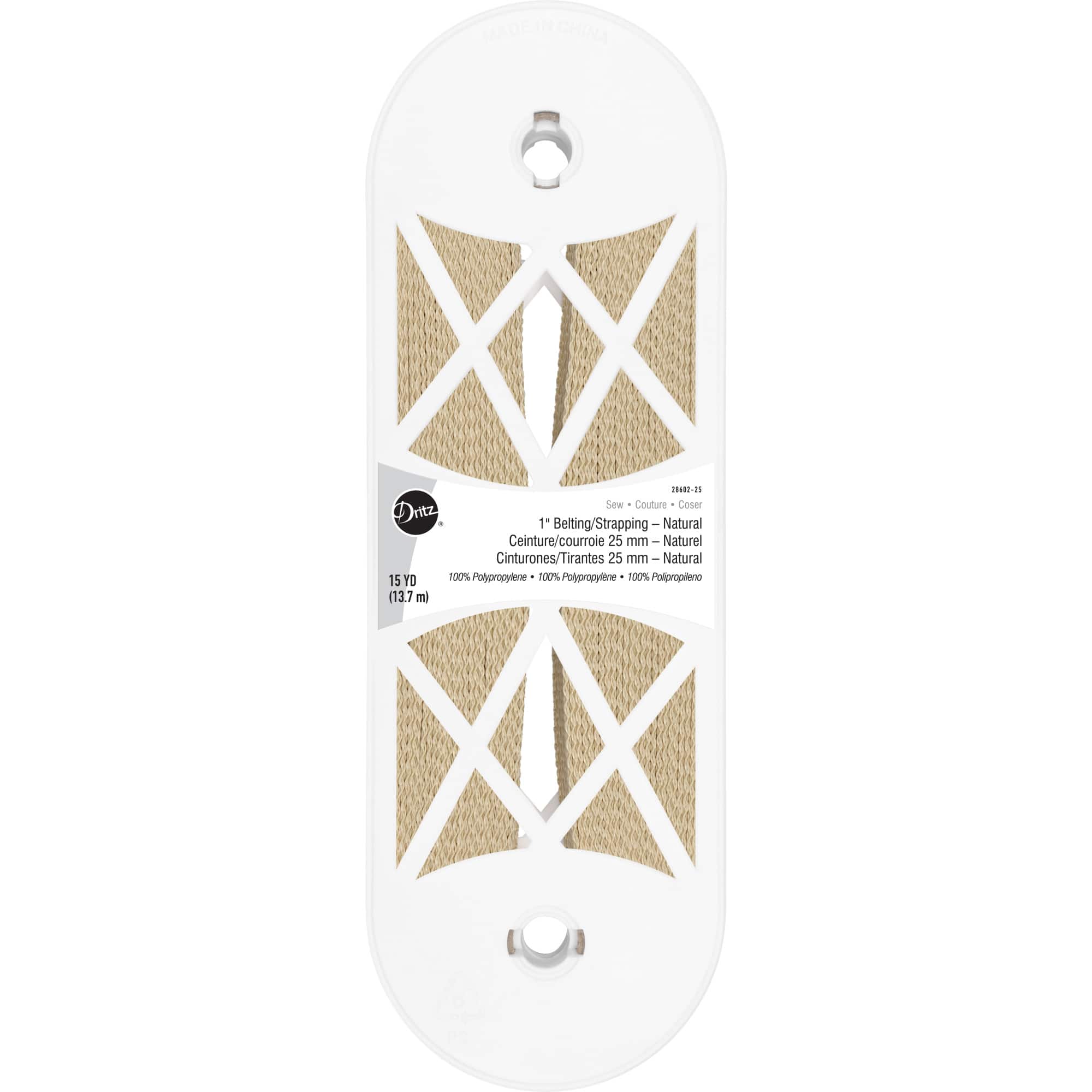 Dritz® Polypro Belting for Straps and Handles, 1'' x 15yd.