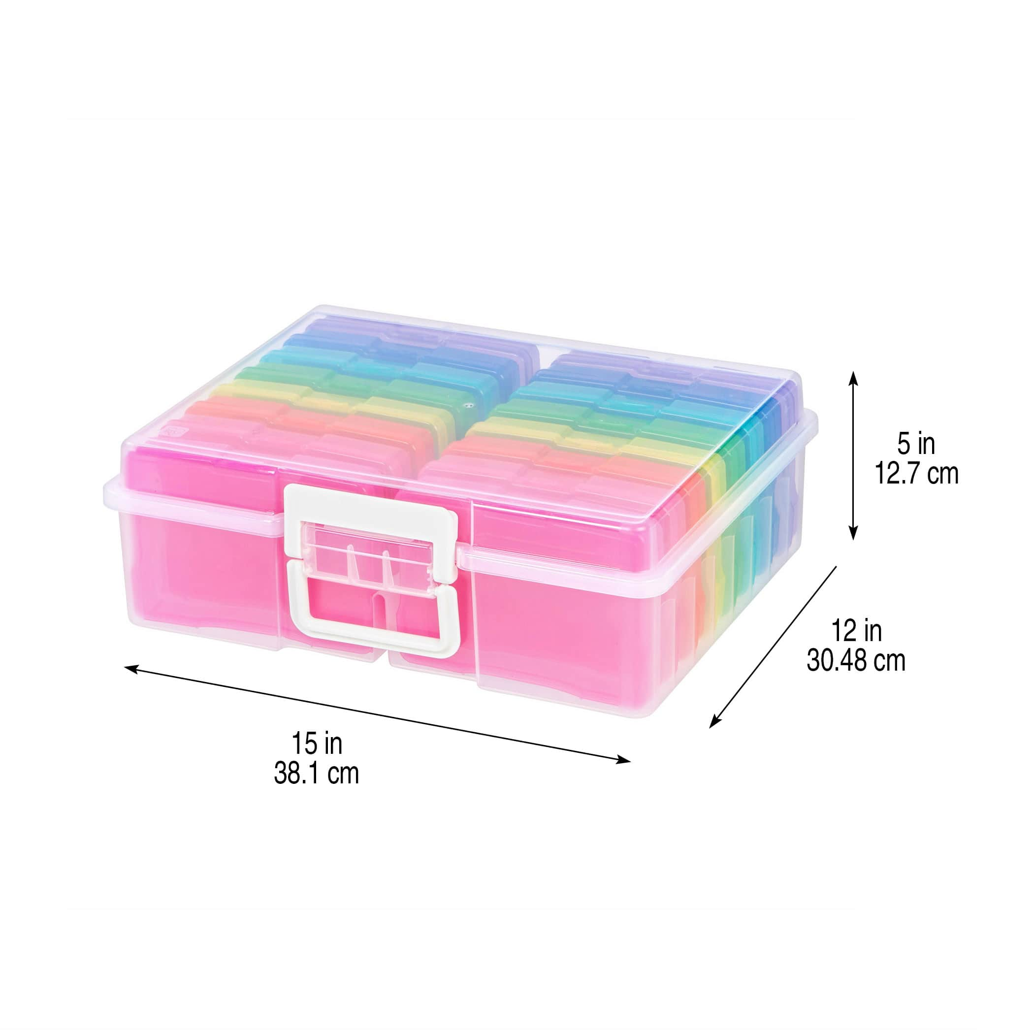 Rainbow Photo Storage Organizing Case, Hobby Lobby