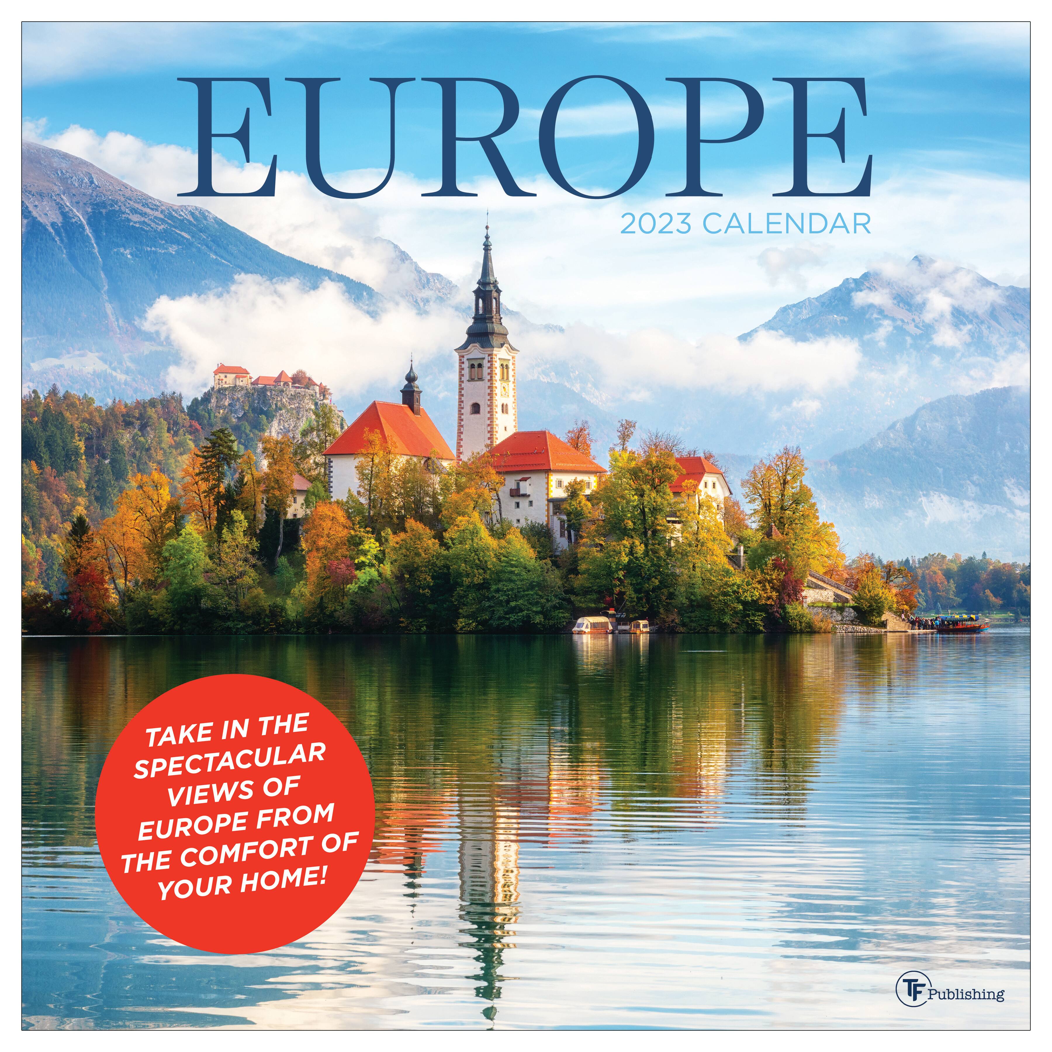 TF Publishing 2023 Europe Wall Calendar Wall Calendars Michaels