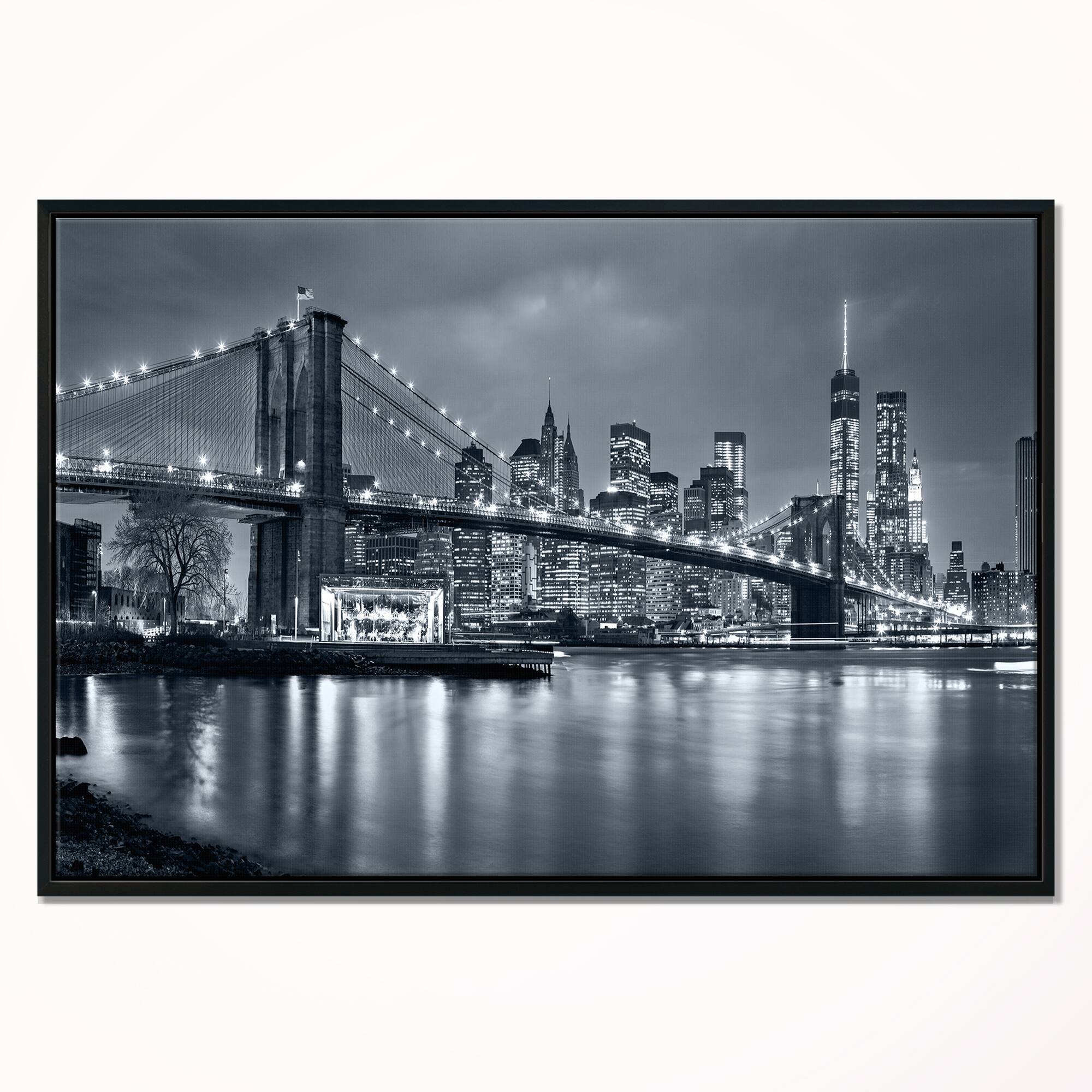 Designart - Panorama New York City at Night