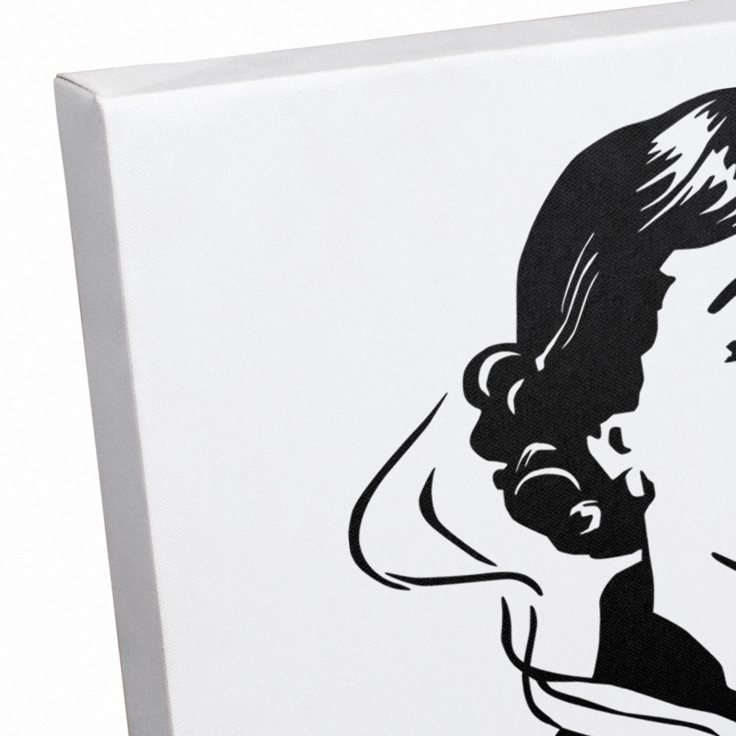 Stay At Home Cat Mom Canvas Wall Art