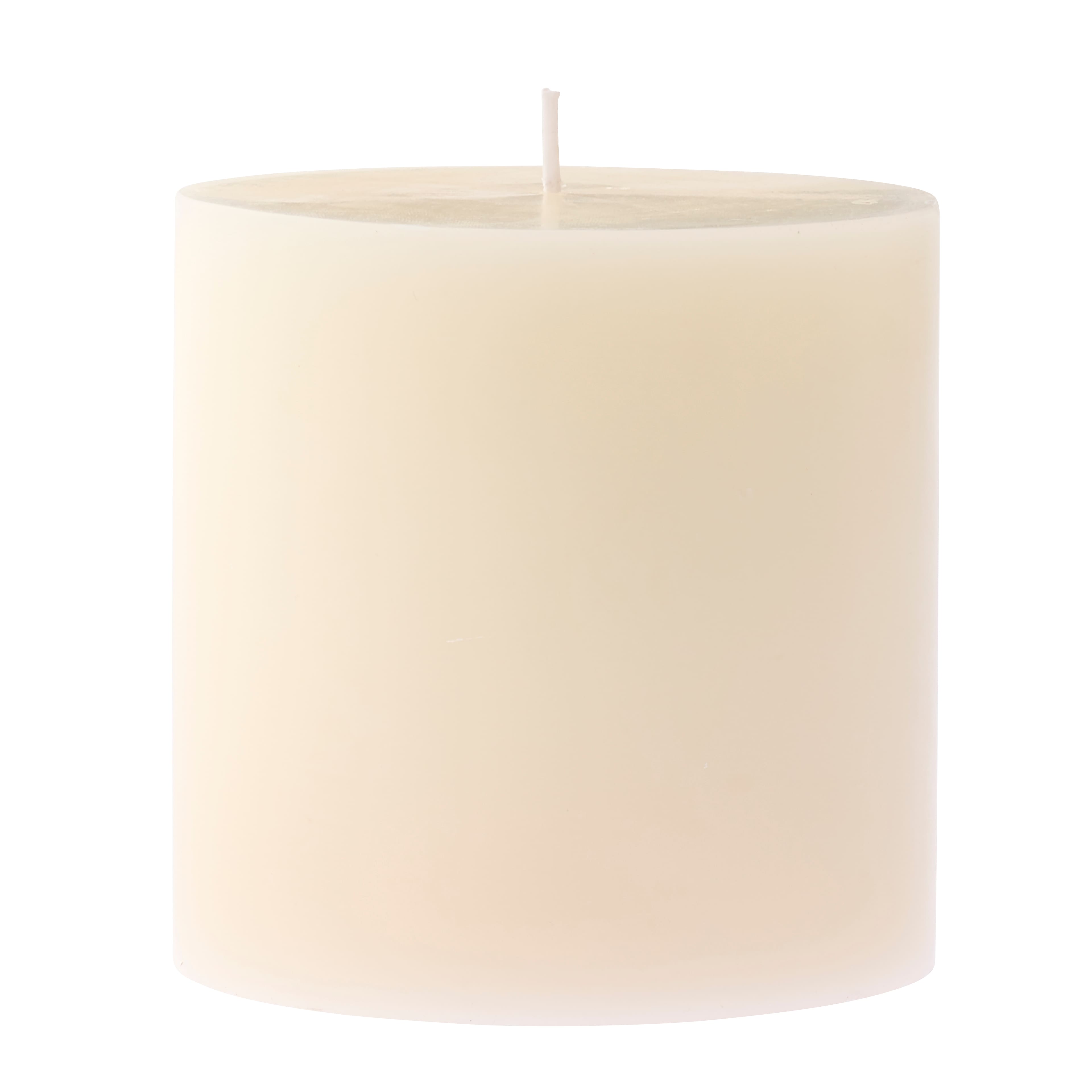 12 Pack: 4" x 4" Ivory Pillar Candle by Ashland®