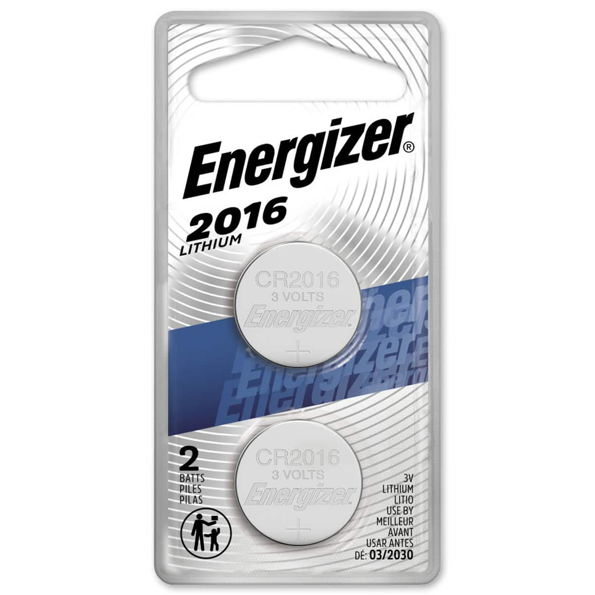 Energizer&#xAE; 2016 3V Lithium Batteries, 2ct.