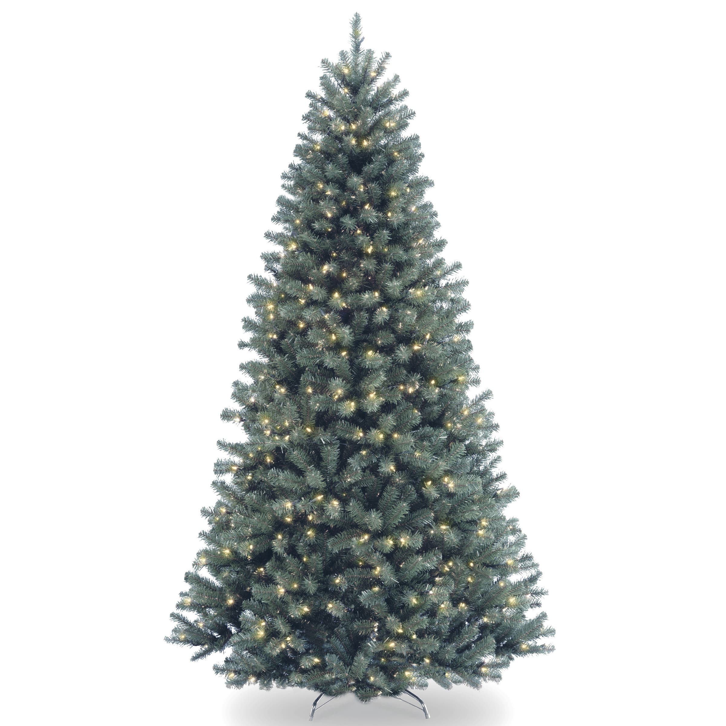 9ft. Pre-Lit North Valley® Blue Spruce Artificial Christmas Tree, Clear Lights