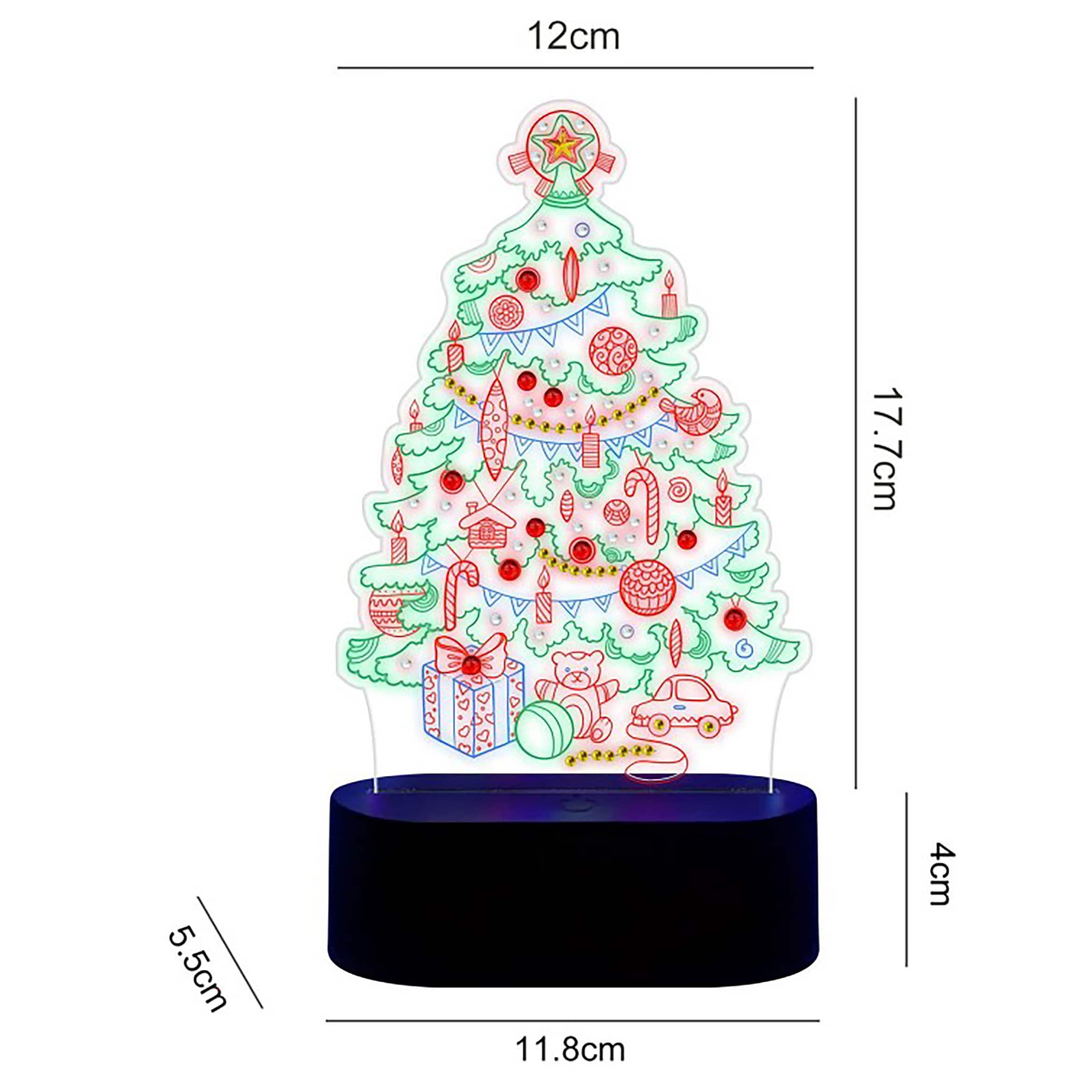 Sparkly Selections Christmas Tree 3D Lamp Diamond Painting