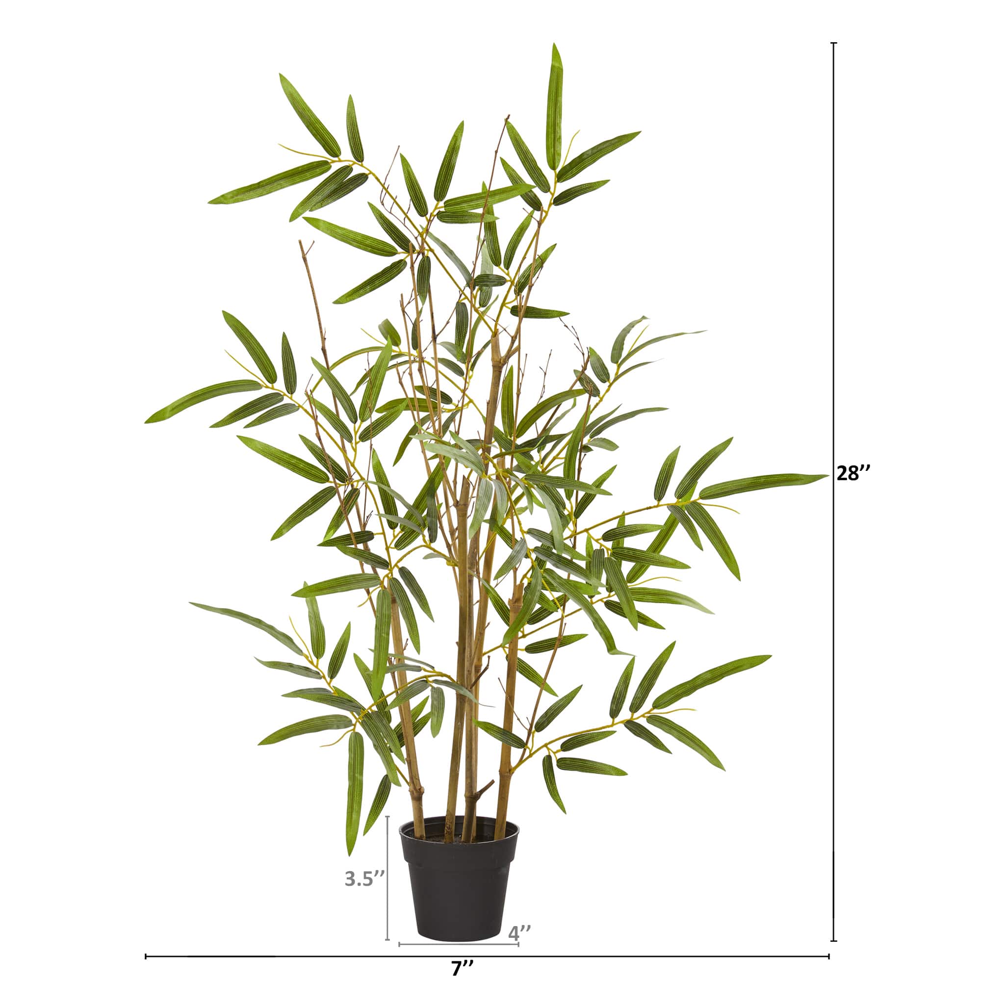 28" Potted Bamboo Tree