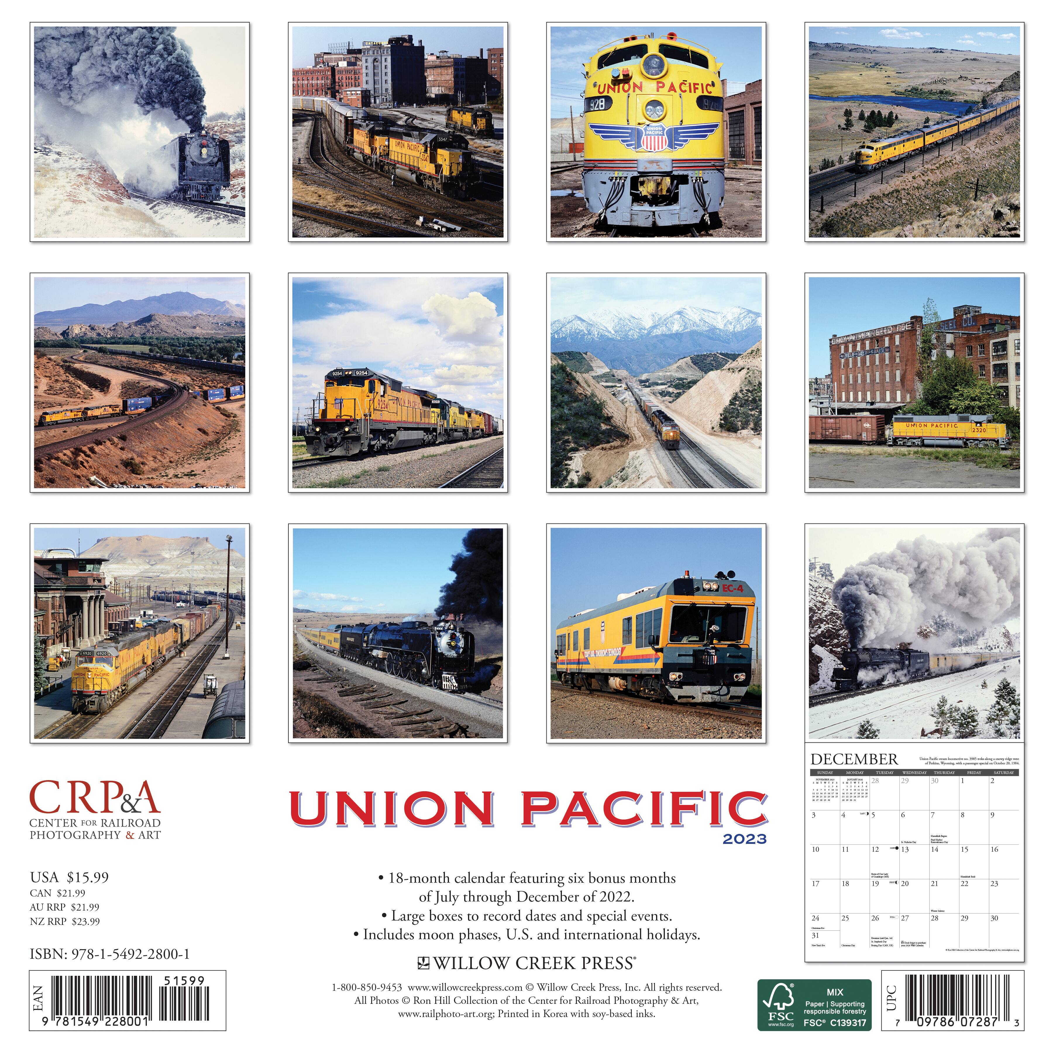 2023 Union Pacific Wall Calendar Wall Calendars Michaels