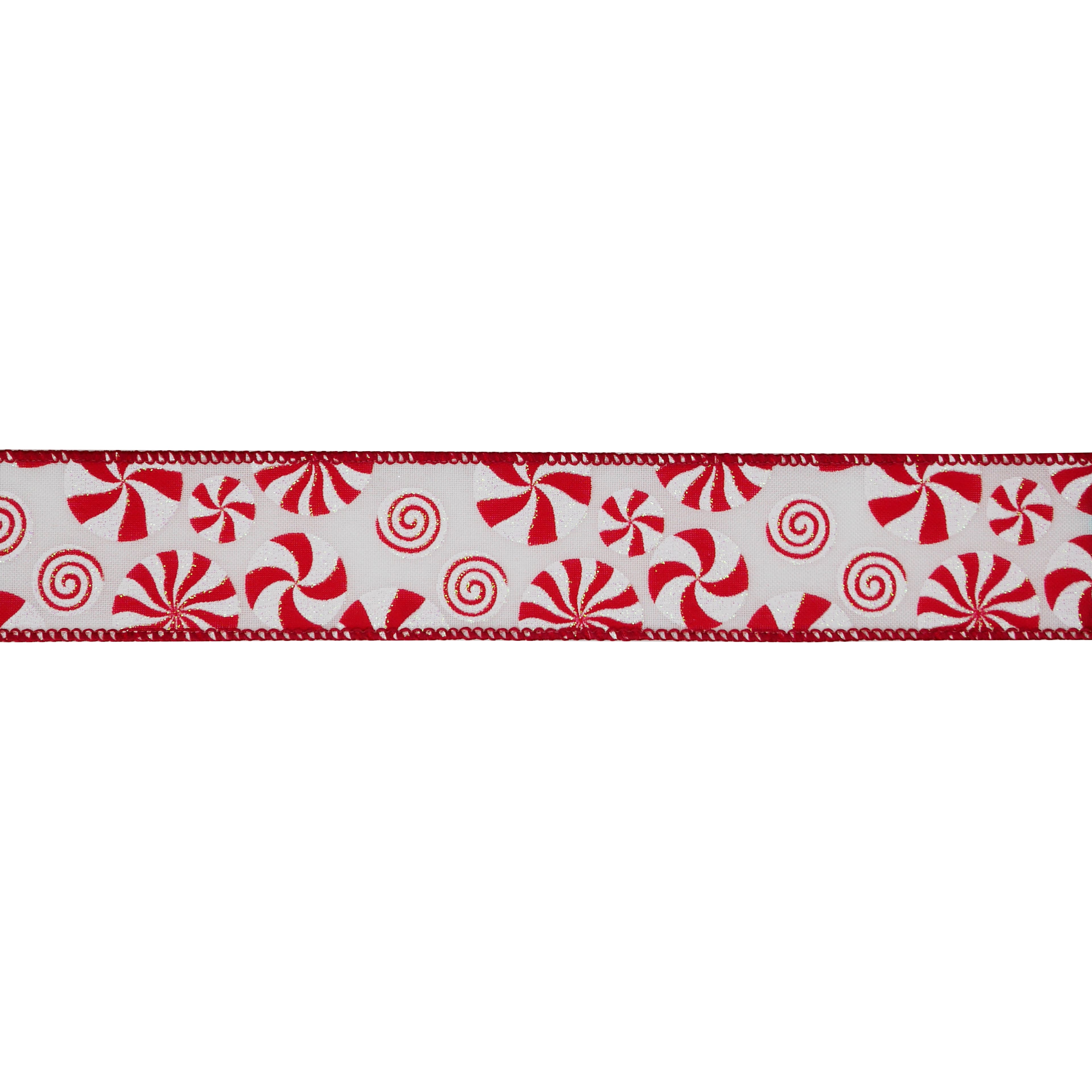1.5&#x22; x 30ft. Peppermint Swirl Wired Ribbon by Celebrate It&#xAE;