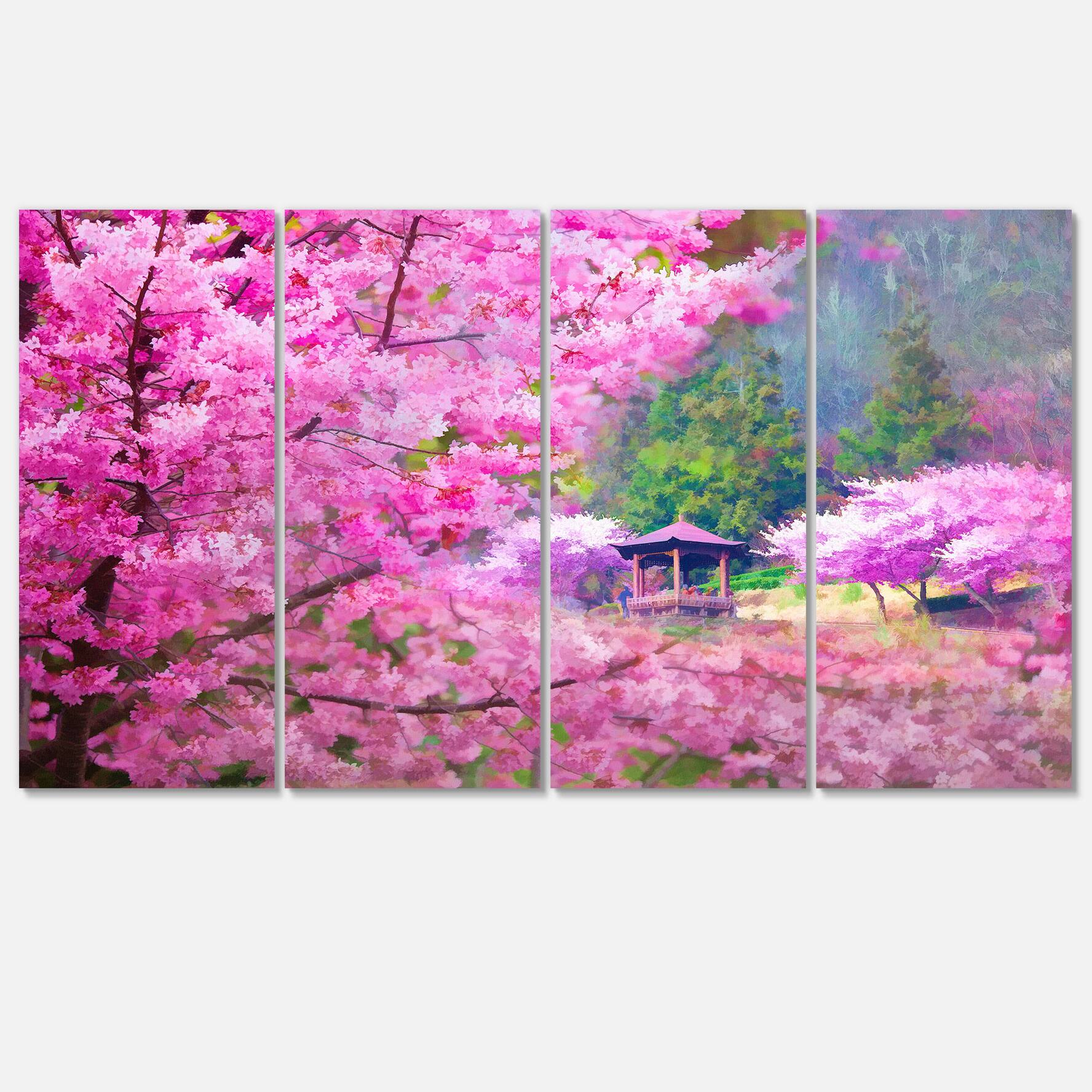 Designart - Japanese Cherry Flowers