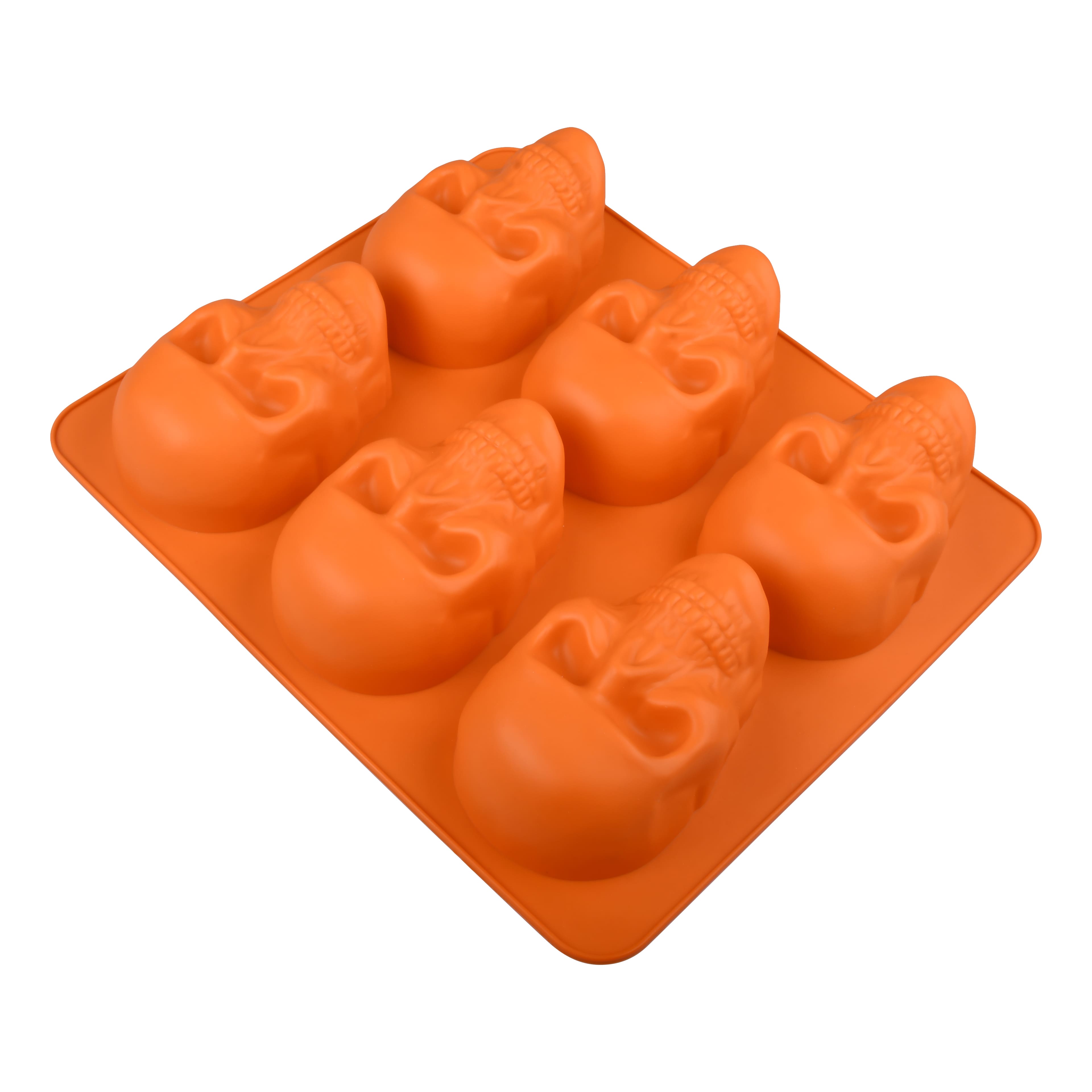 Skull Silicone Cakelette Mold by Makery&#x2122;