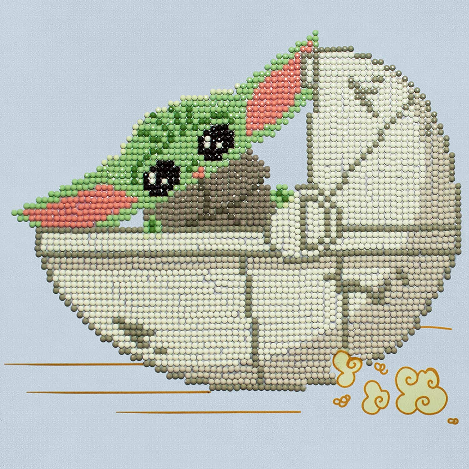 Camelot® Dots The Mandalorian The Child Moving Orb Fun Diamond Painting Kit