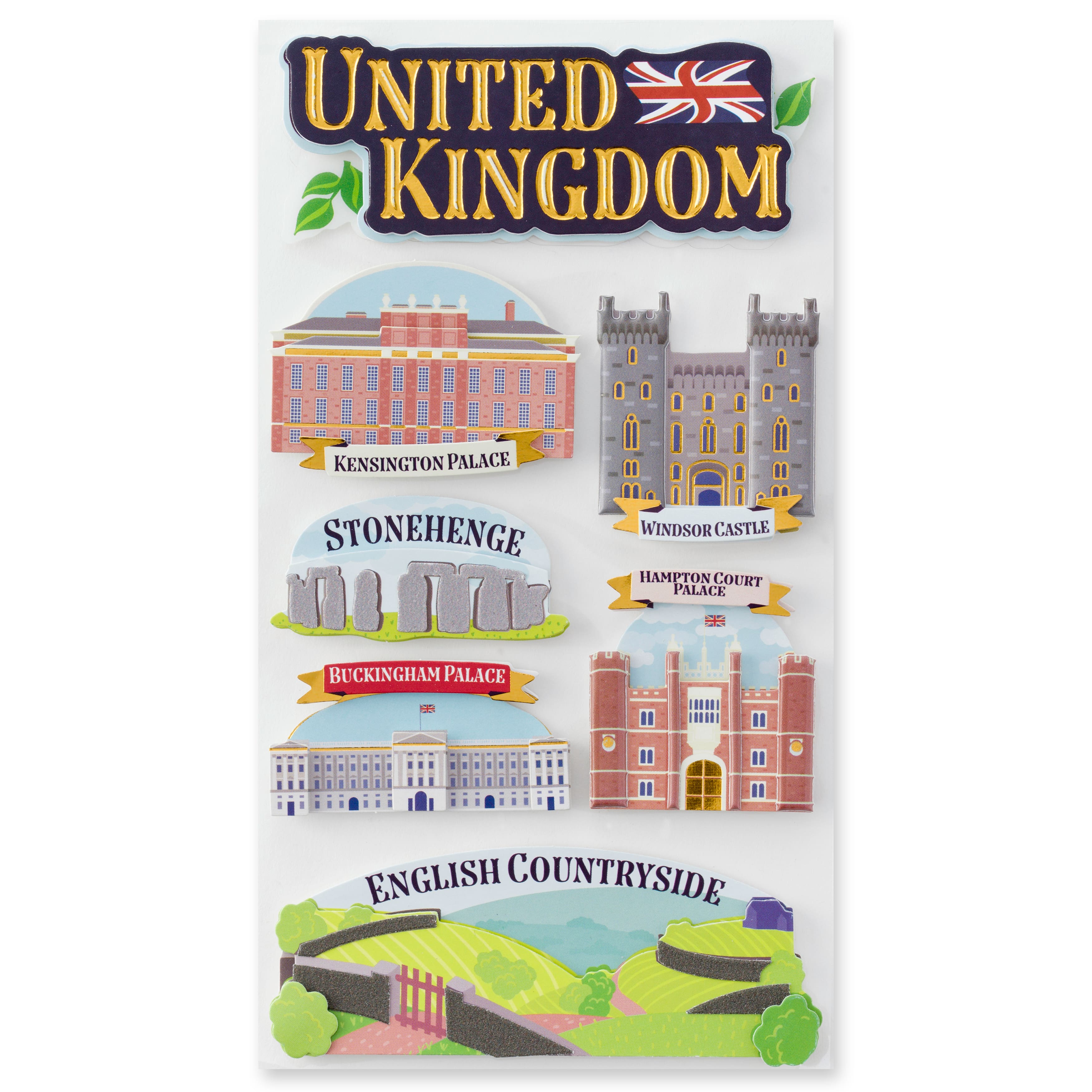 United Kingdom Dimensional Stickers by Recollections&#x2122;