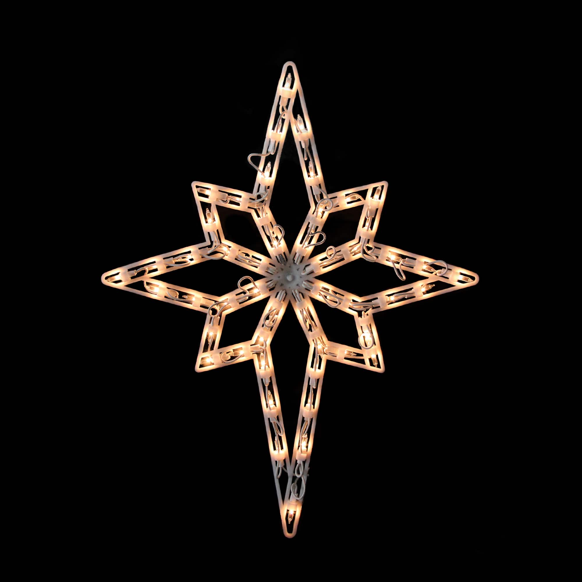 18" Lighted Star of Bethlehem Christmas Window Silhouette Decoration