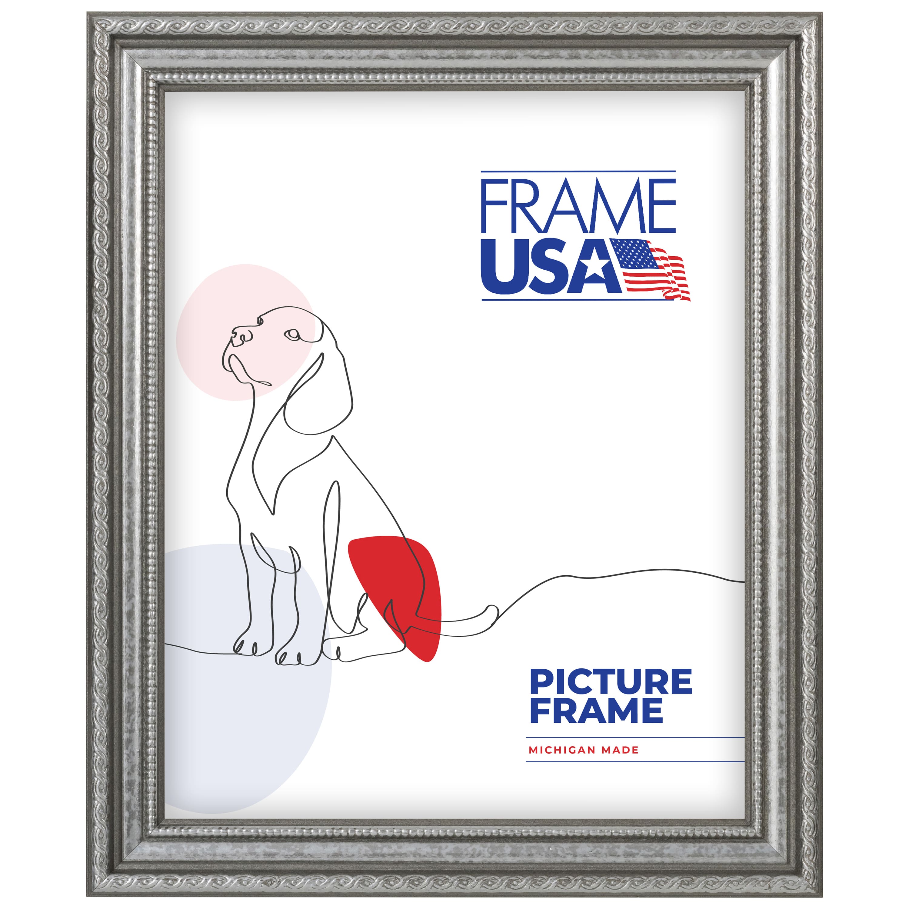 Frame USA American Value Medium Silver Single Image Picture Frame