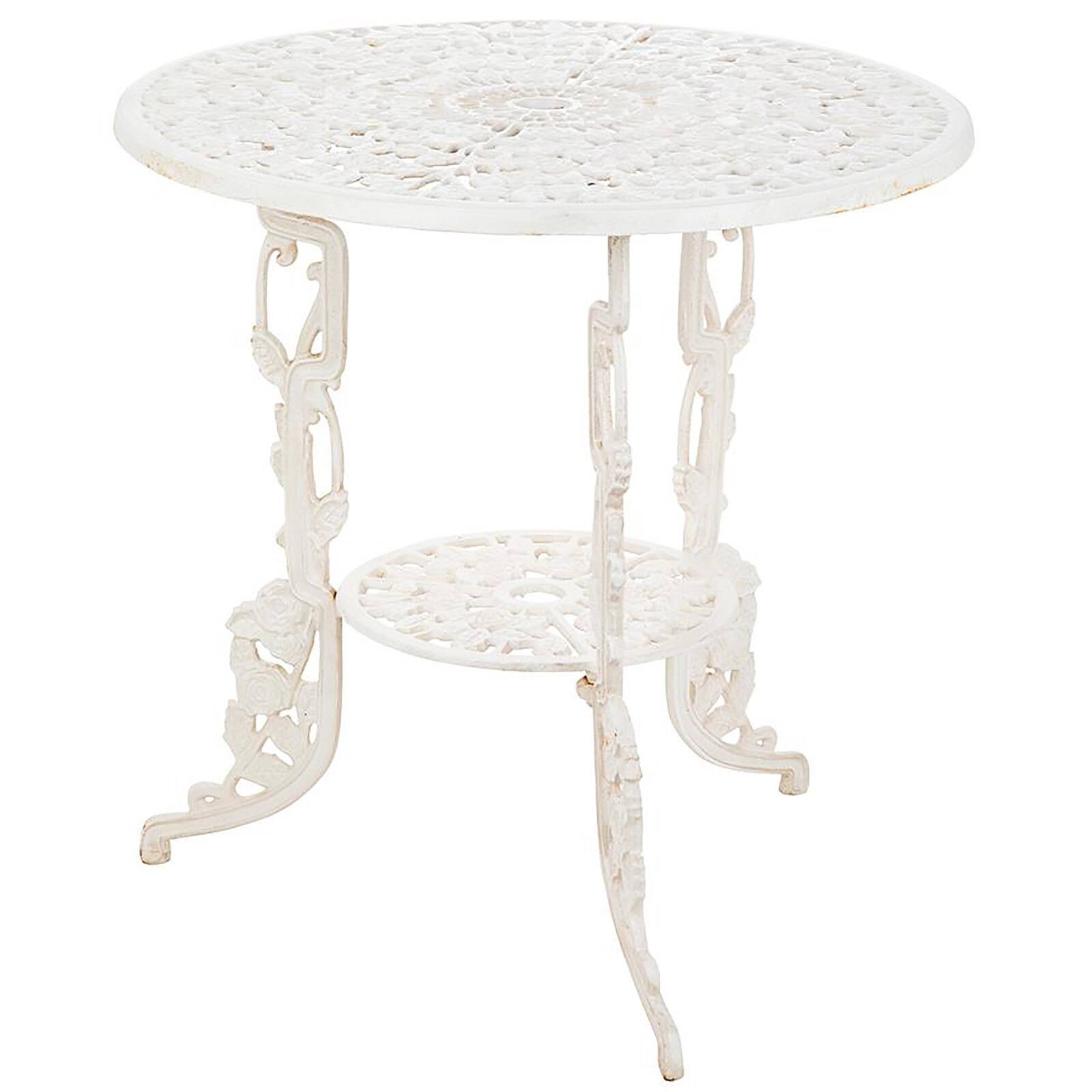 Design Toscano 24&#x22; Villa Ravello Rose Garden Cast Iron Bistro Table