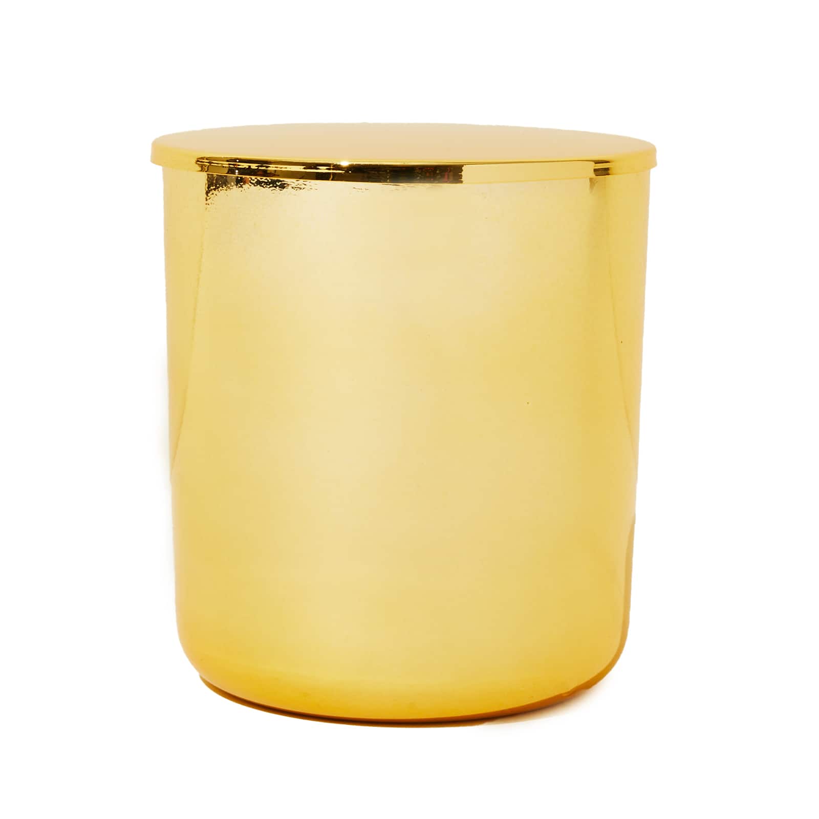 makesy 8oz. Lustrous Gold Aura Vessel + Lid, 12ct.