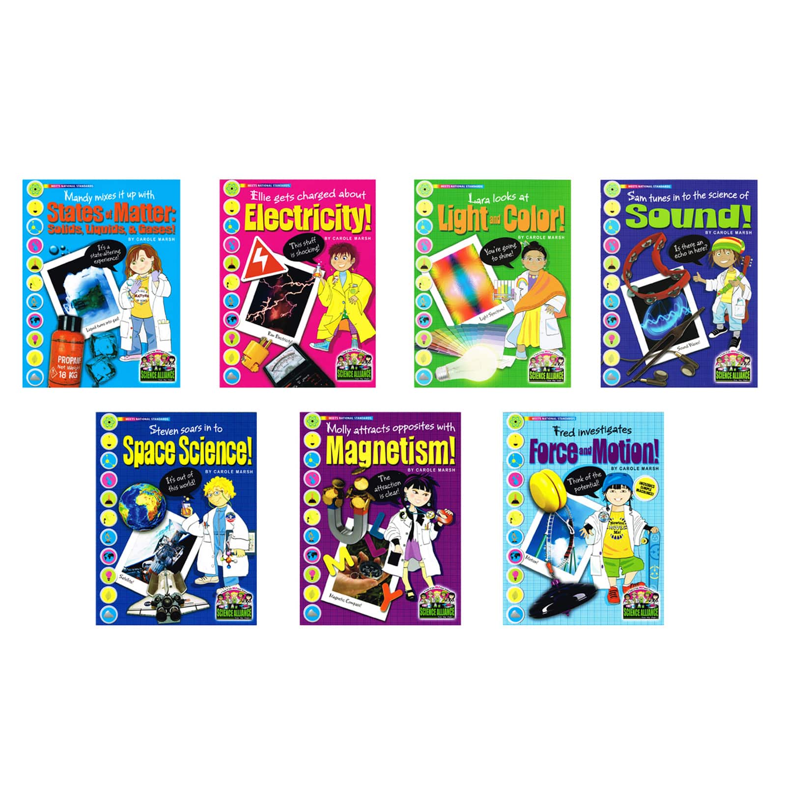 Gallopade Science Alliance&#x2122; Physical Science Book Set, 7ct.