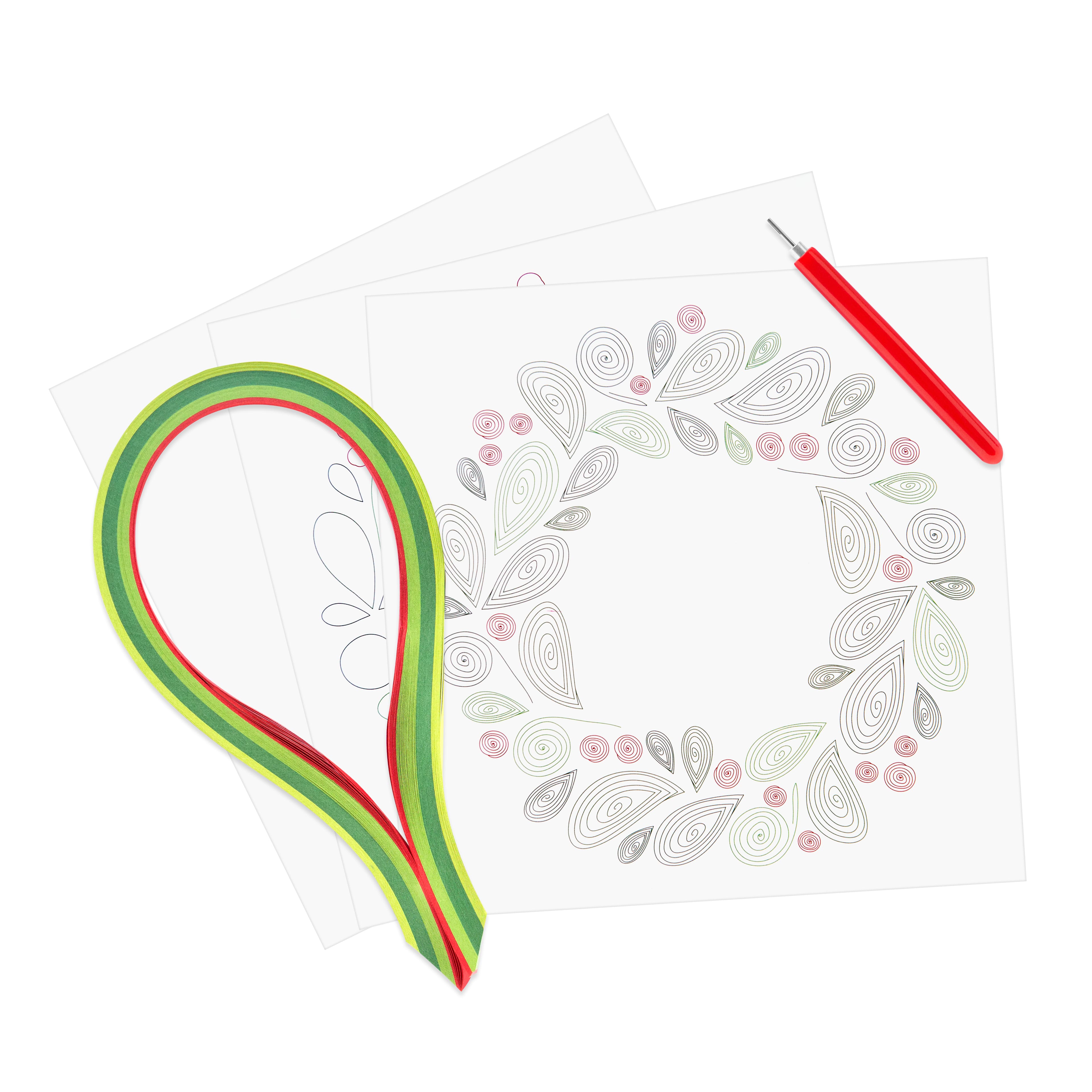 Wreath Paper Quilling Kit by Recollections™ Christmas Michaels