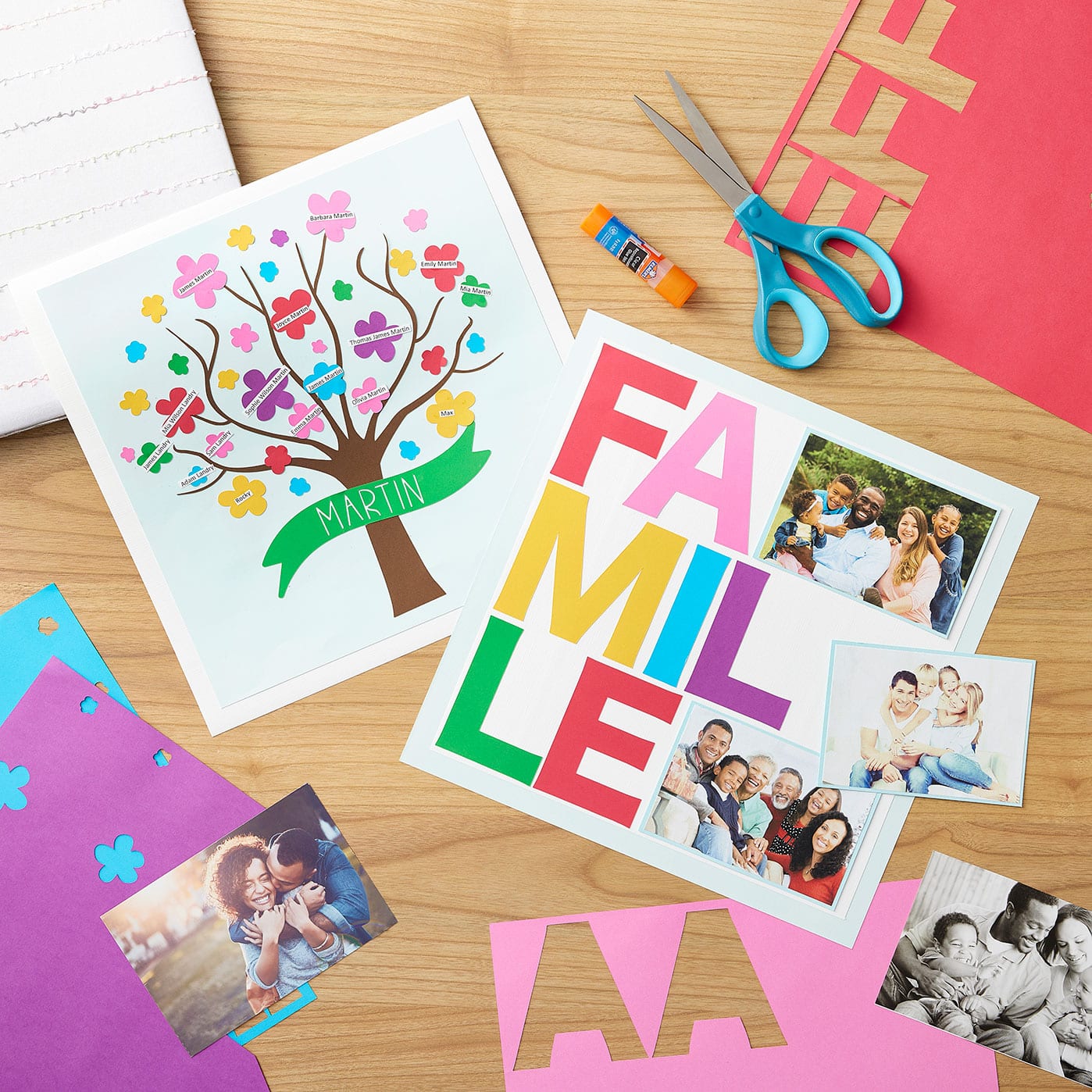 Family Tree Scrapbook Spread​