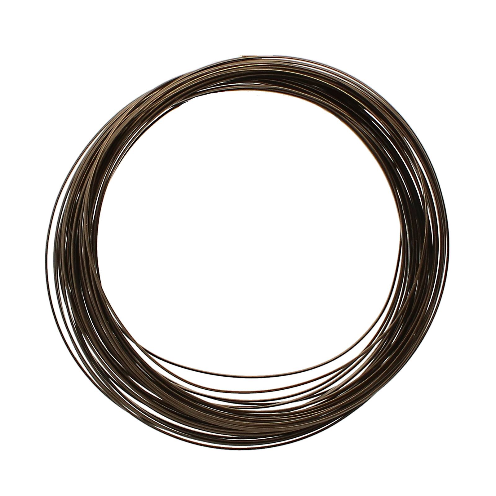 The Beadsmith® Wire Elements™ 21 Gauge Tarnish Resistant Half Round Soft Temper Wire, 7yd.